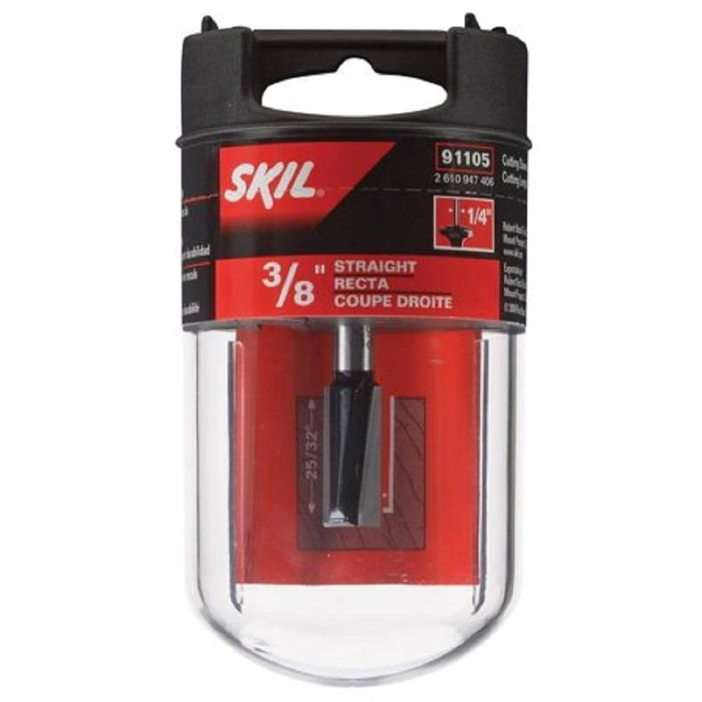 SKIL 3/8-in Carbide-Tipped Straight Router Bit in the Straight ...