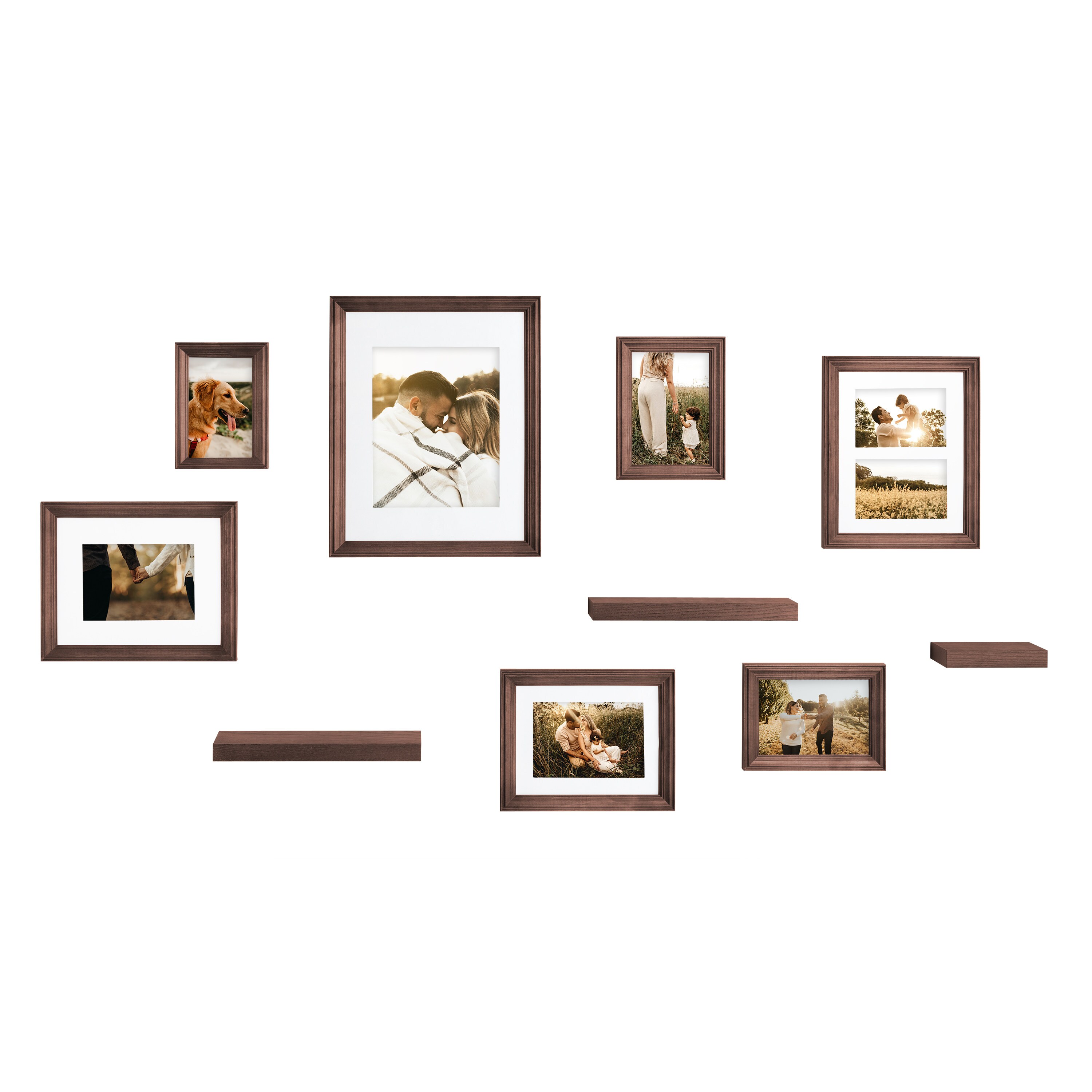 Kate and Laurel Brown Wood Picture Frame (4-in x 6-in) at Lowes.com