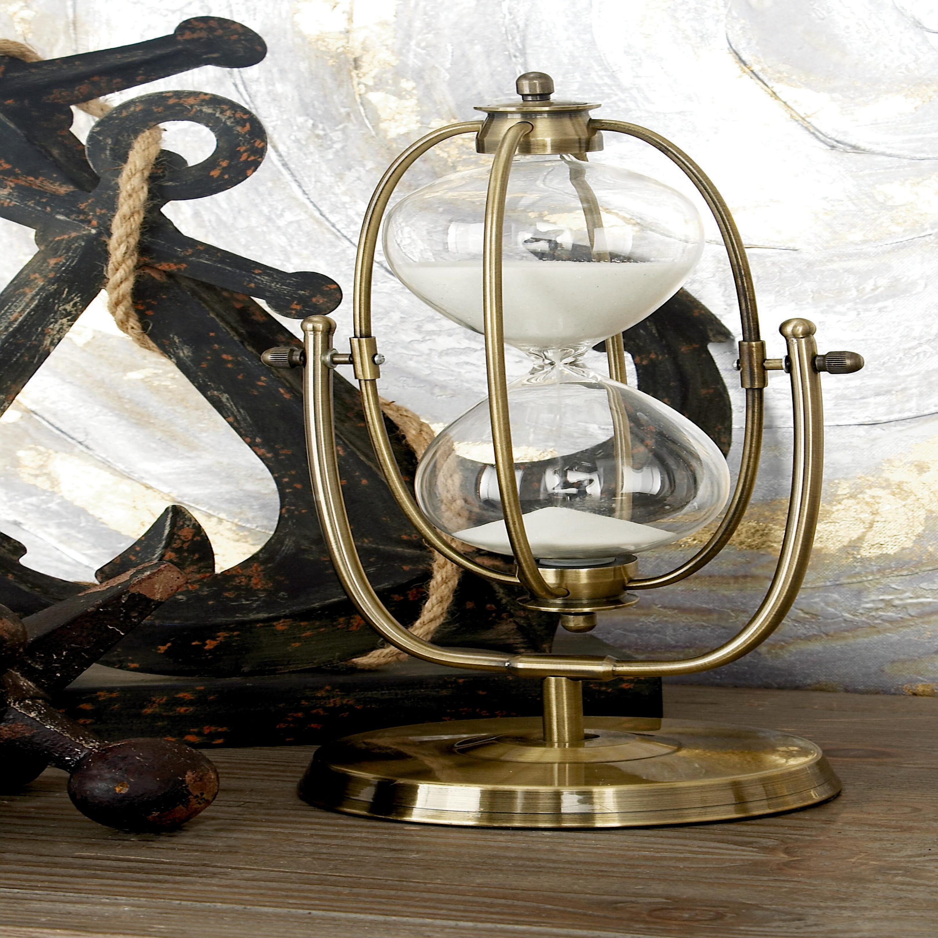 Grayson Lane 58156 Gold Glass Glam Sculpture