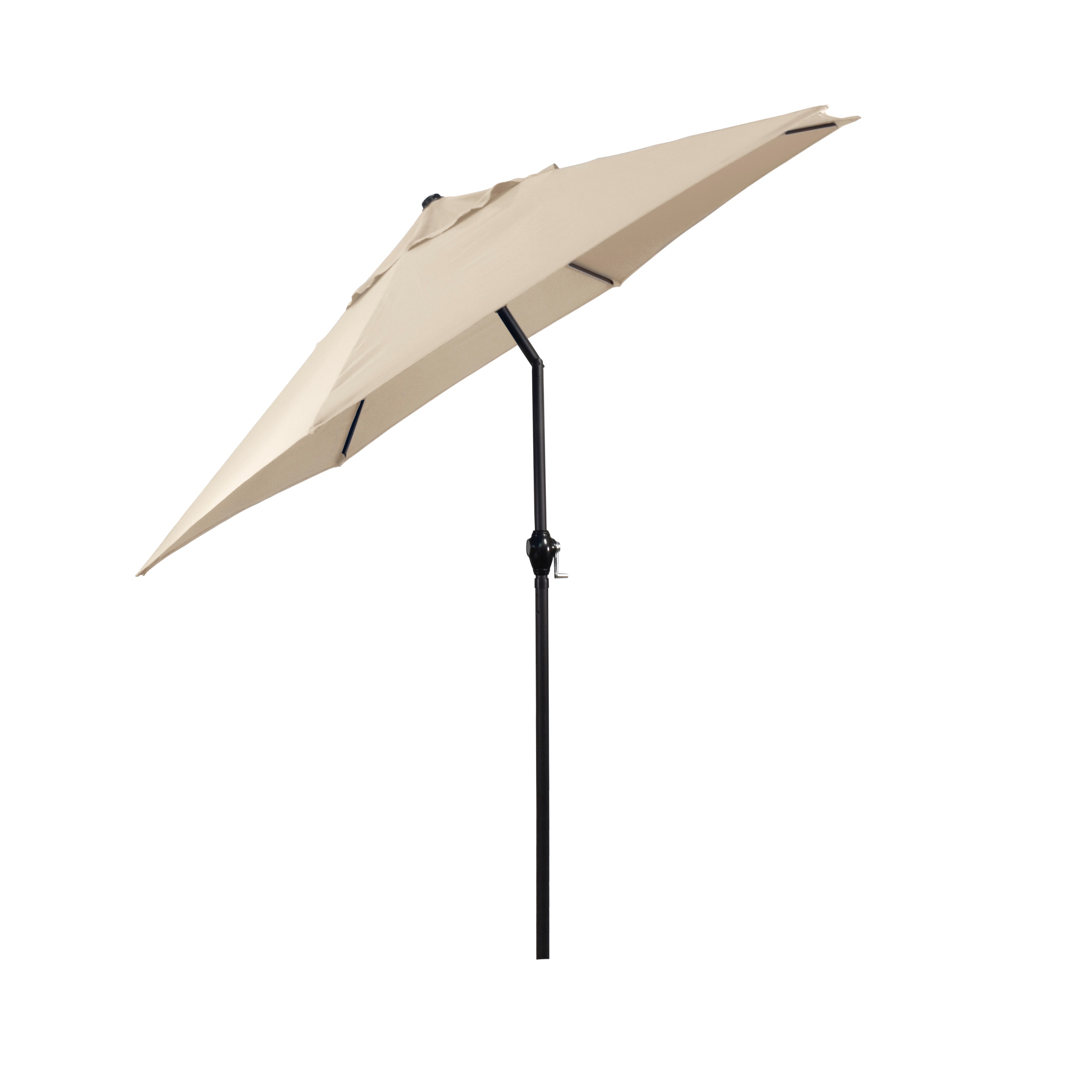 Astella 9-ft Solid Push-button Tilt Market Patio Umbrella in the Patio ...