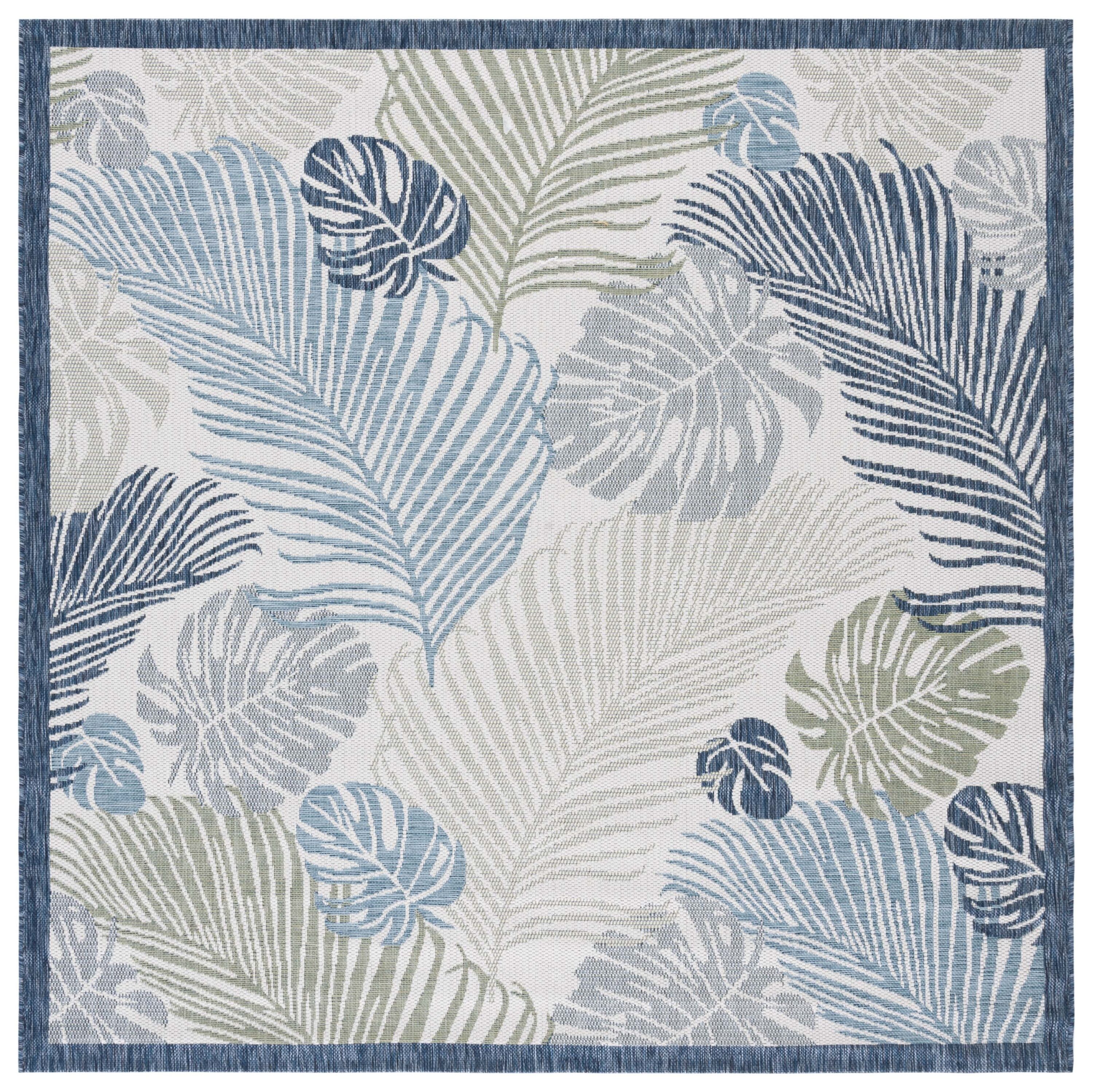 Safavieh - Courtyard  Cy9621-53424 Beige Green Blue 7 X 7 Area Rug
