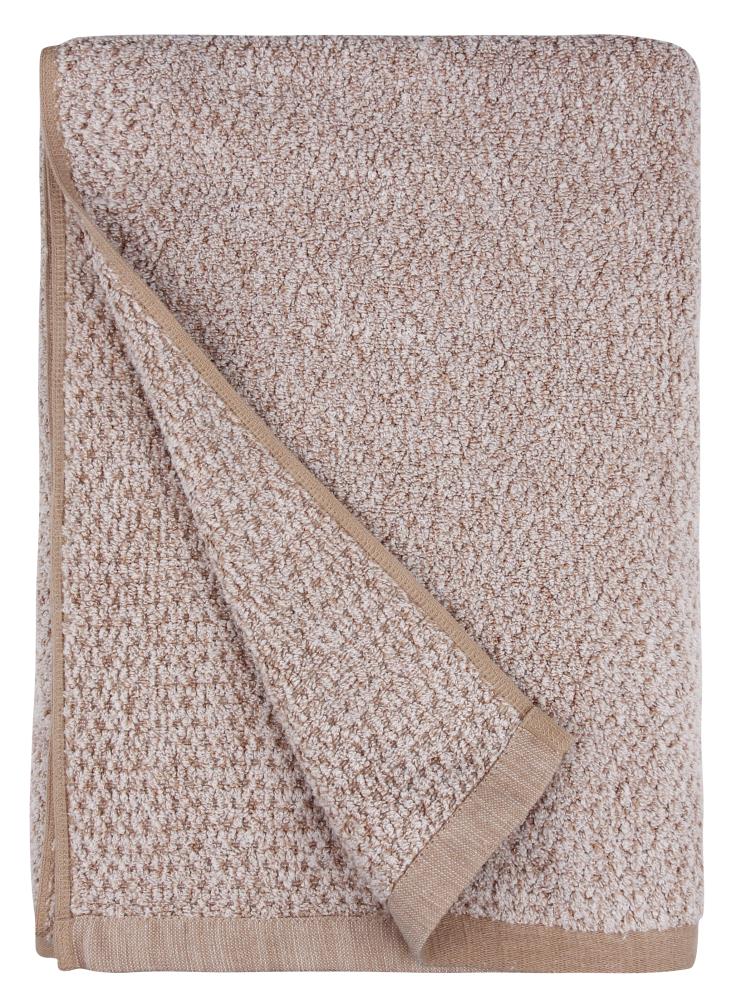 Everplush Khaki (Light Brown) Cotton Quick Dry Bath Towel (Diamond ...