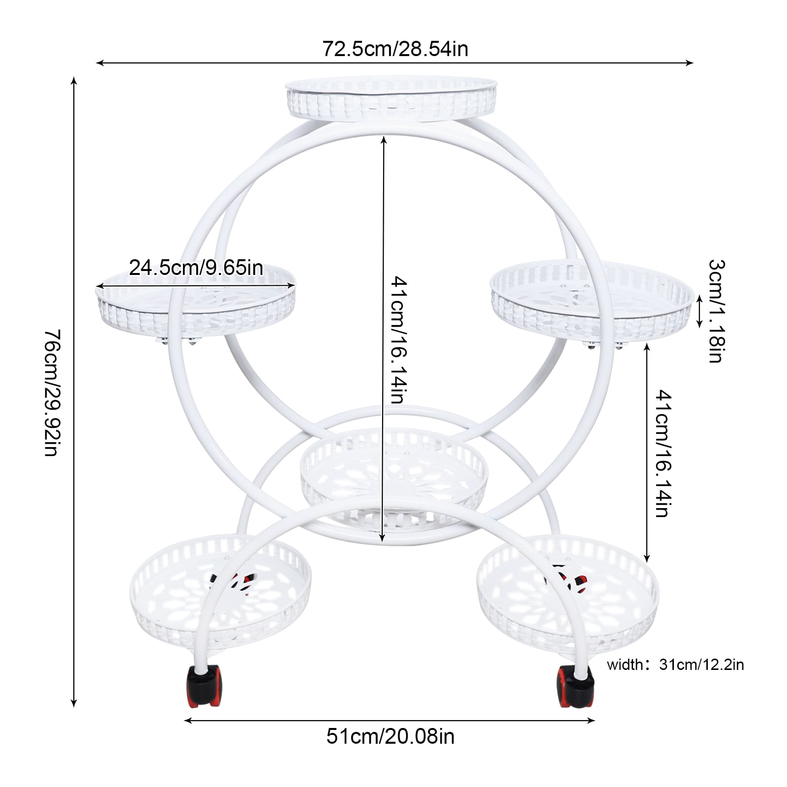 CNCEST OT-ZJCY-5153 Plant-Stand - View #4