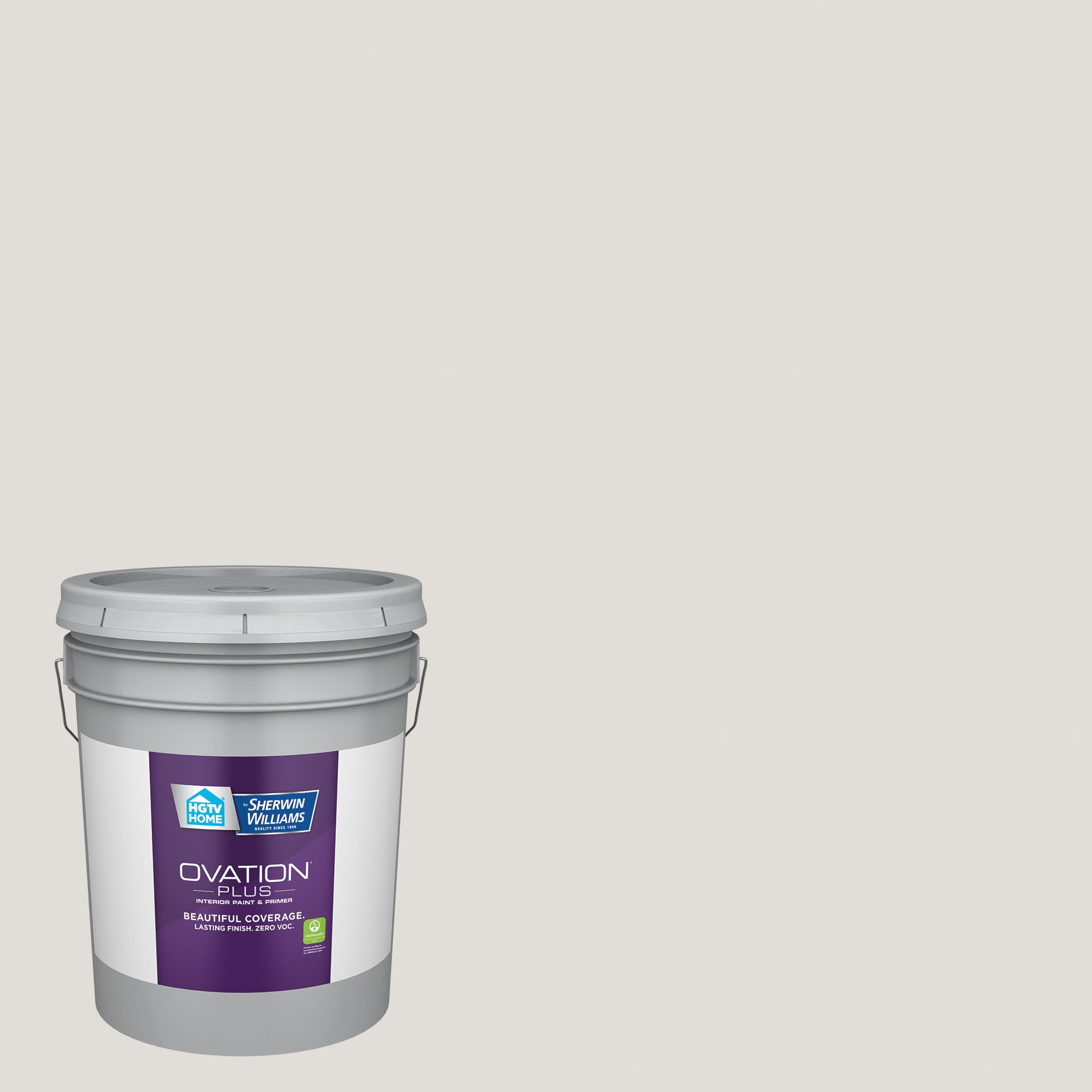 HGTV HOME by Sherwin-Williams 7006-18-2557226 Ovation Plus Semi-gloss Blizzard Fog 7006-18 Latex Interior Paint Paint + Primer ( 5-gallon )