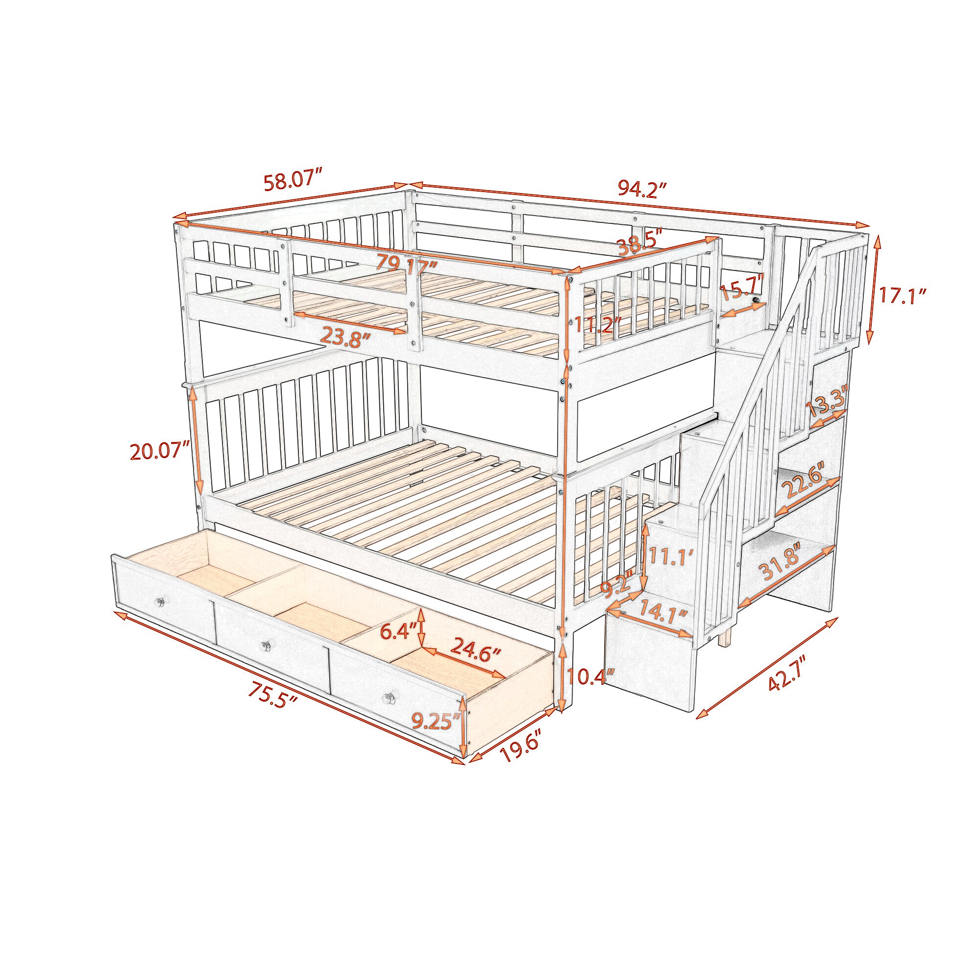 Qualler BLE000310P Bunk-Beds - View #9