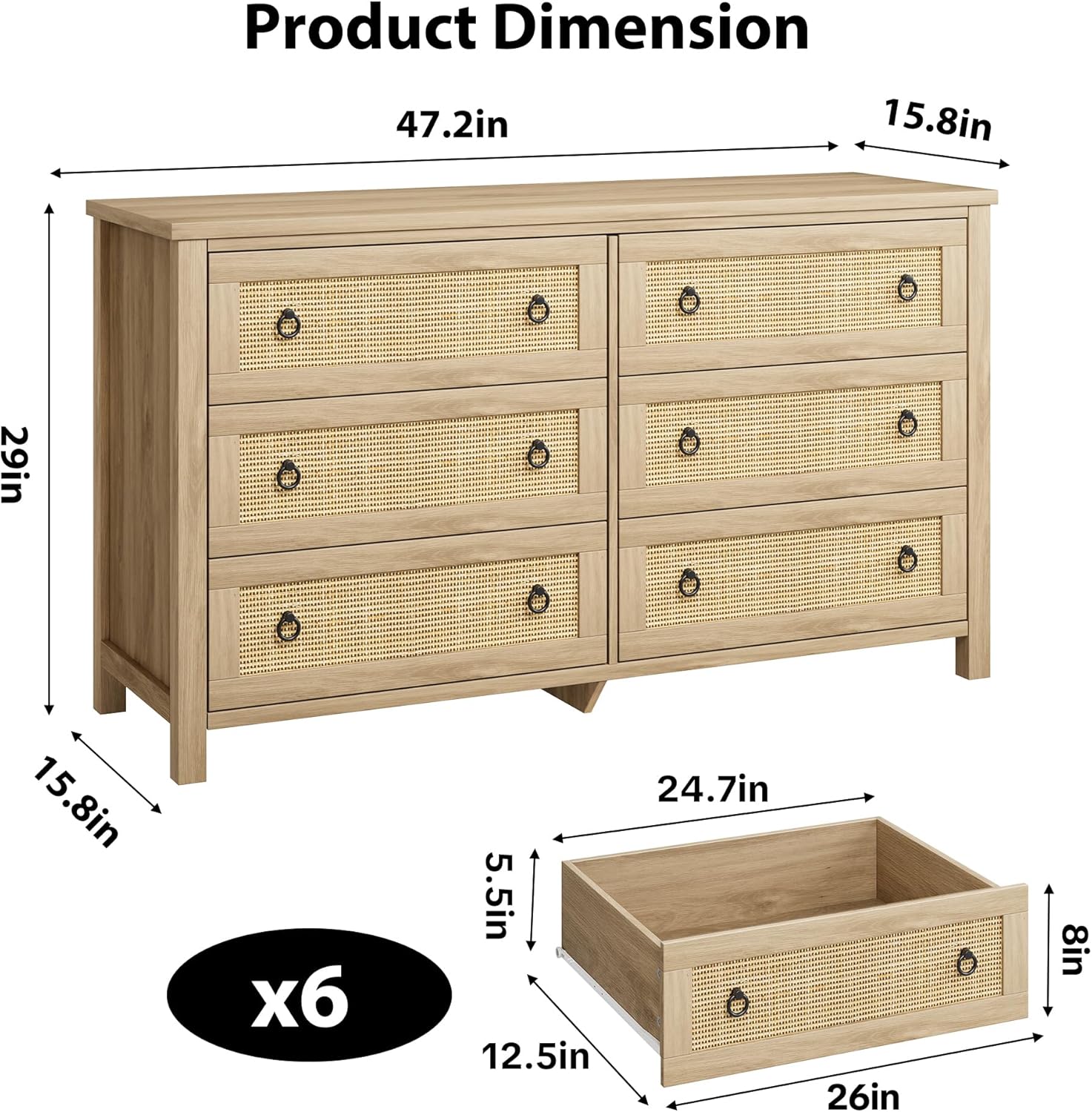 Qeetex LSDIBPHO339MPJ54 dressers - View #7