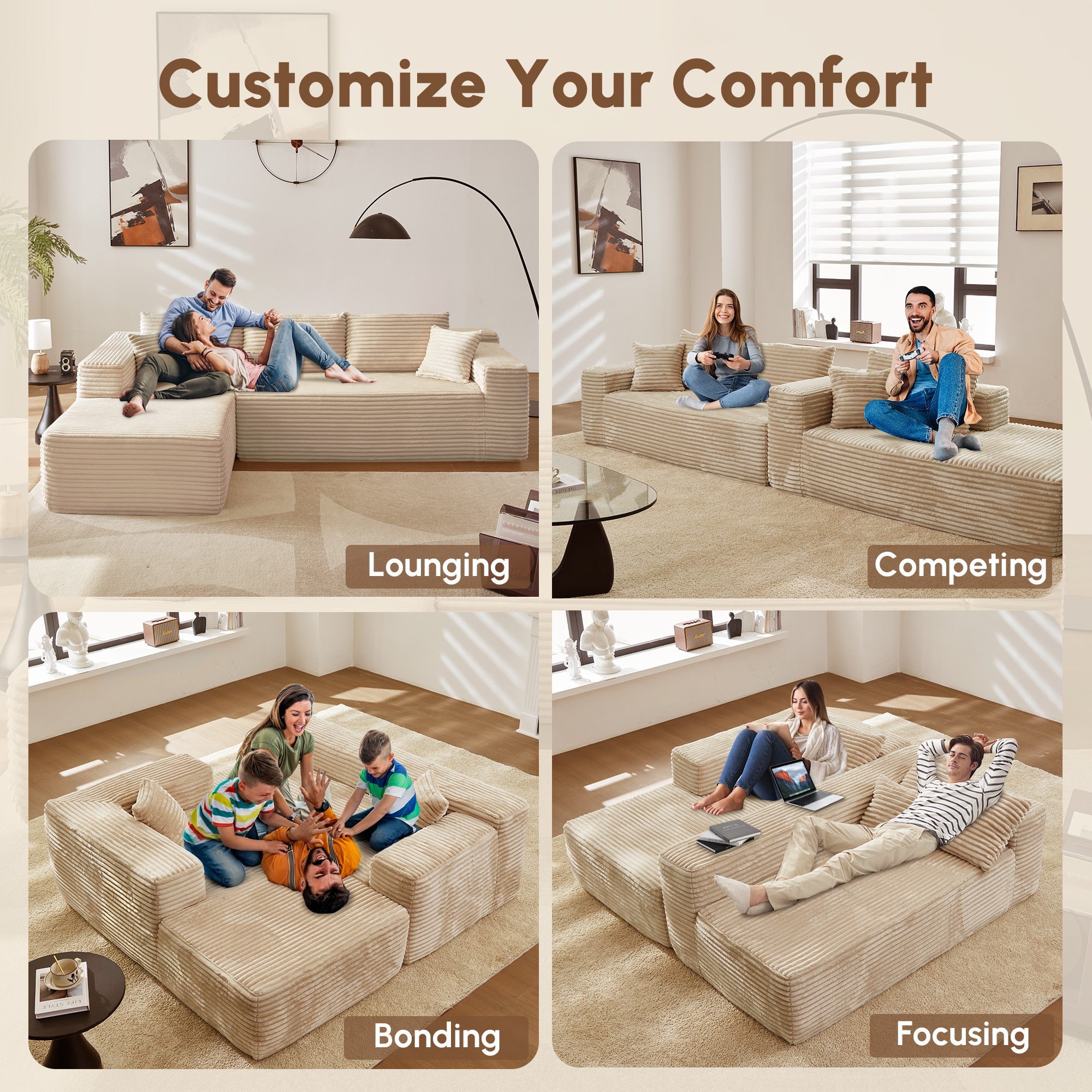 Pouuin SVI24L Sofas-Loveseats - View #8
