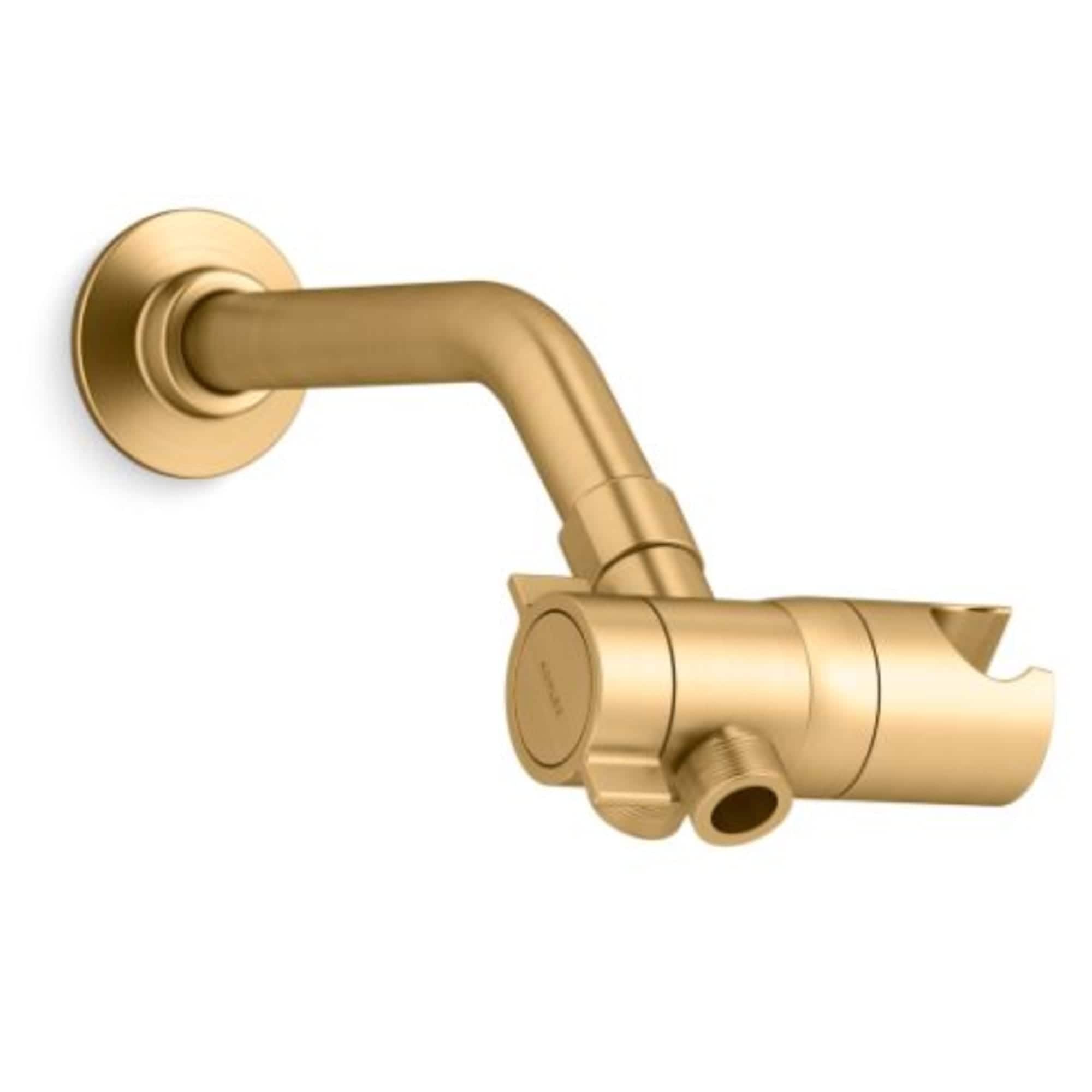KOHLER K-98770-2MB Awaken Vibrant Brushed Moderne Brass Universal Shower Shower arm with diverter