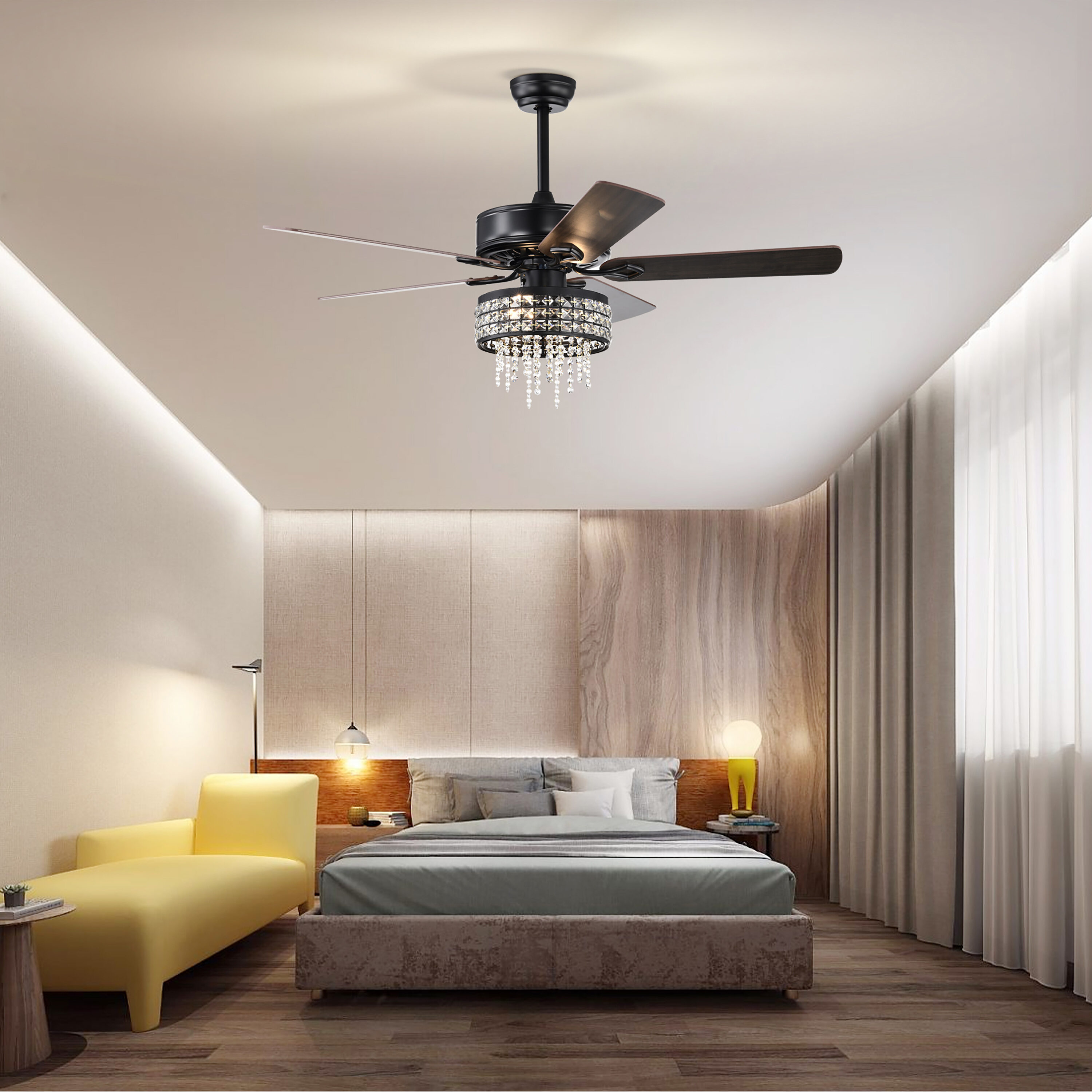 BANSA ROSE HM-SJ5204ACBK Ceiling-Fans - View #6