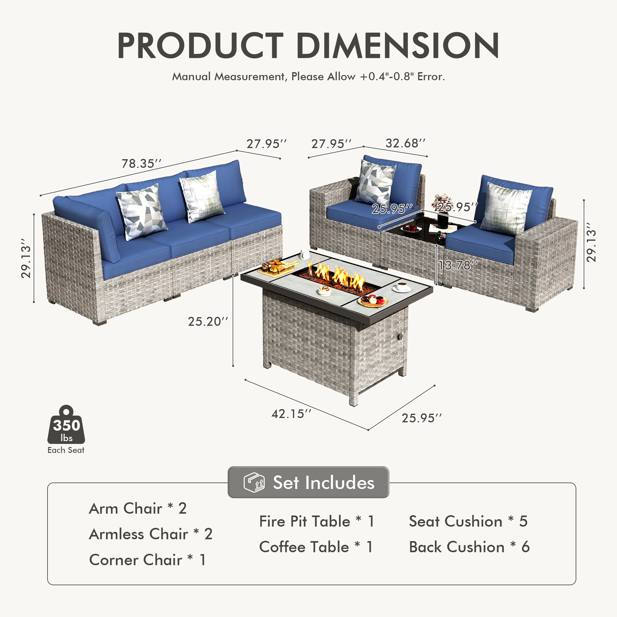 ALTRIGUS 6LALCFP4BBR707 Patio-Sofas-Daybeds - View #10