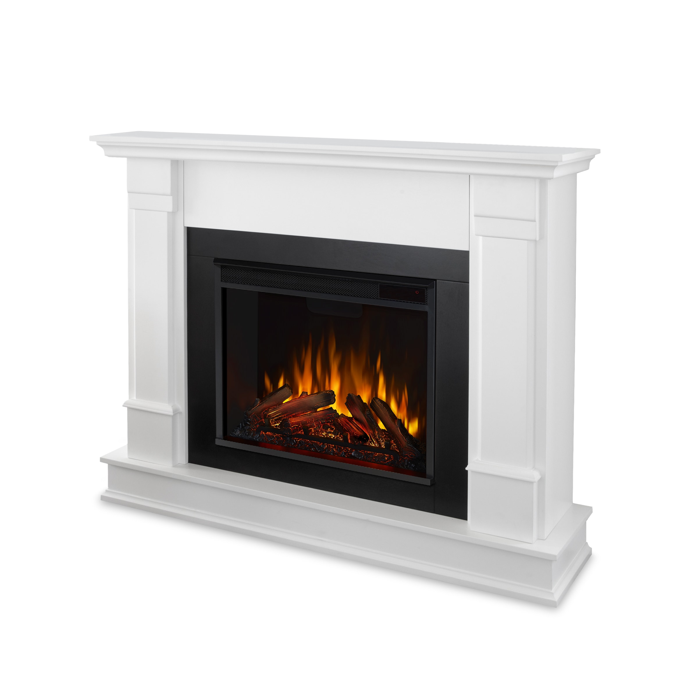 Real Flame 48-in W White Fan-forced Electric Fireplace G8600E-W Sansujyuku sansujyuku.com