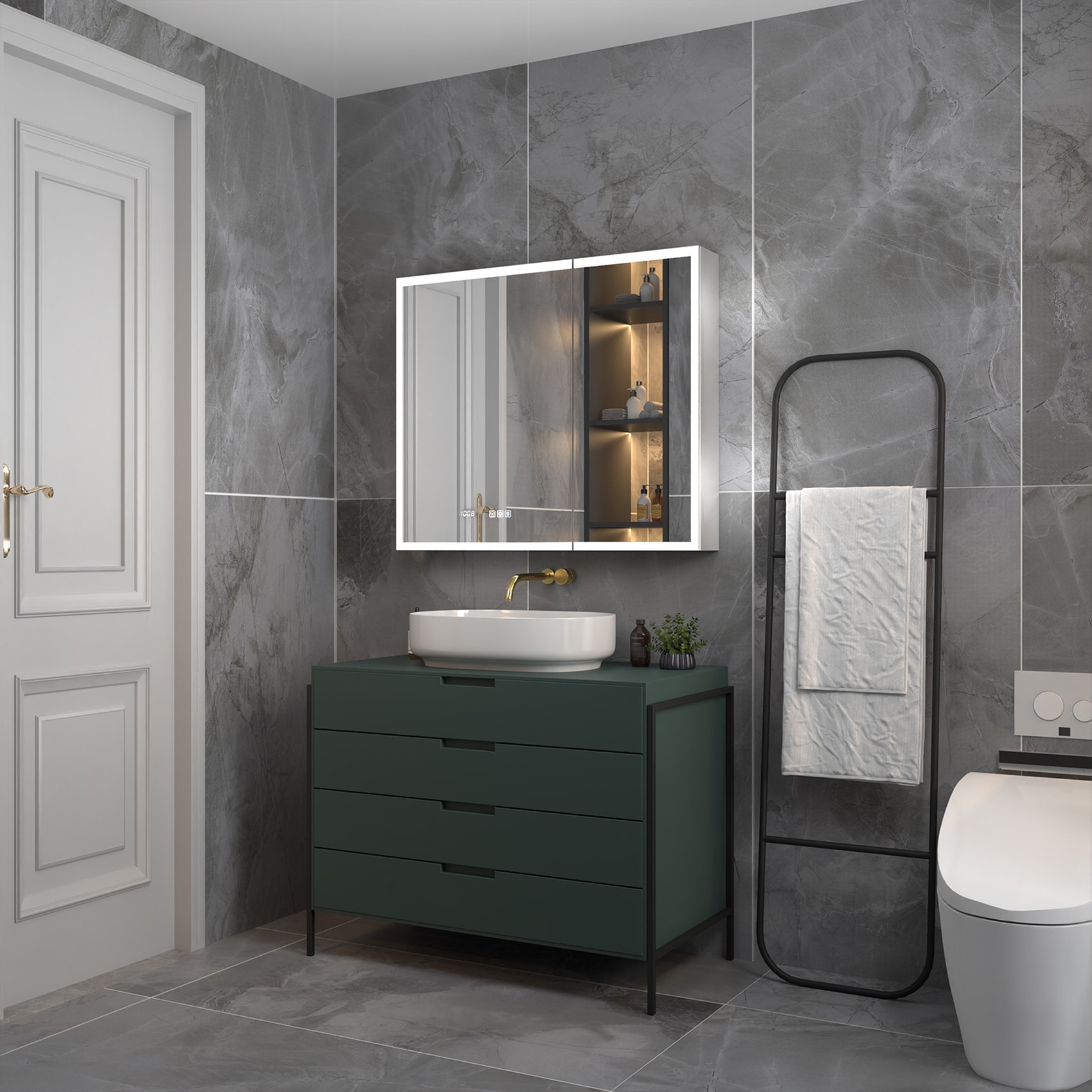 ExBrite EXMC4030V8DX Bathroom-Medicine-Cabinets - View #2