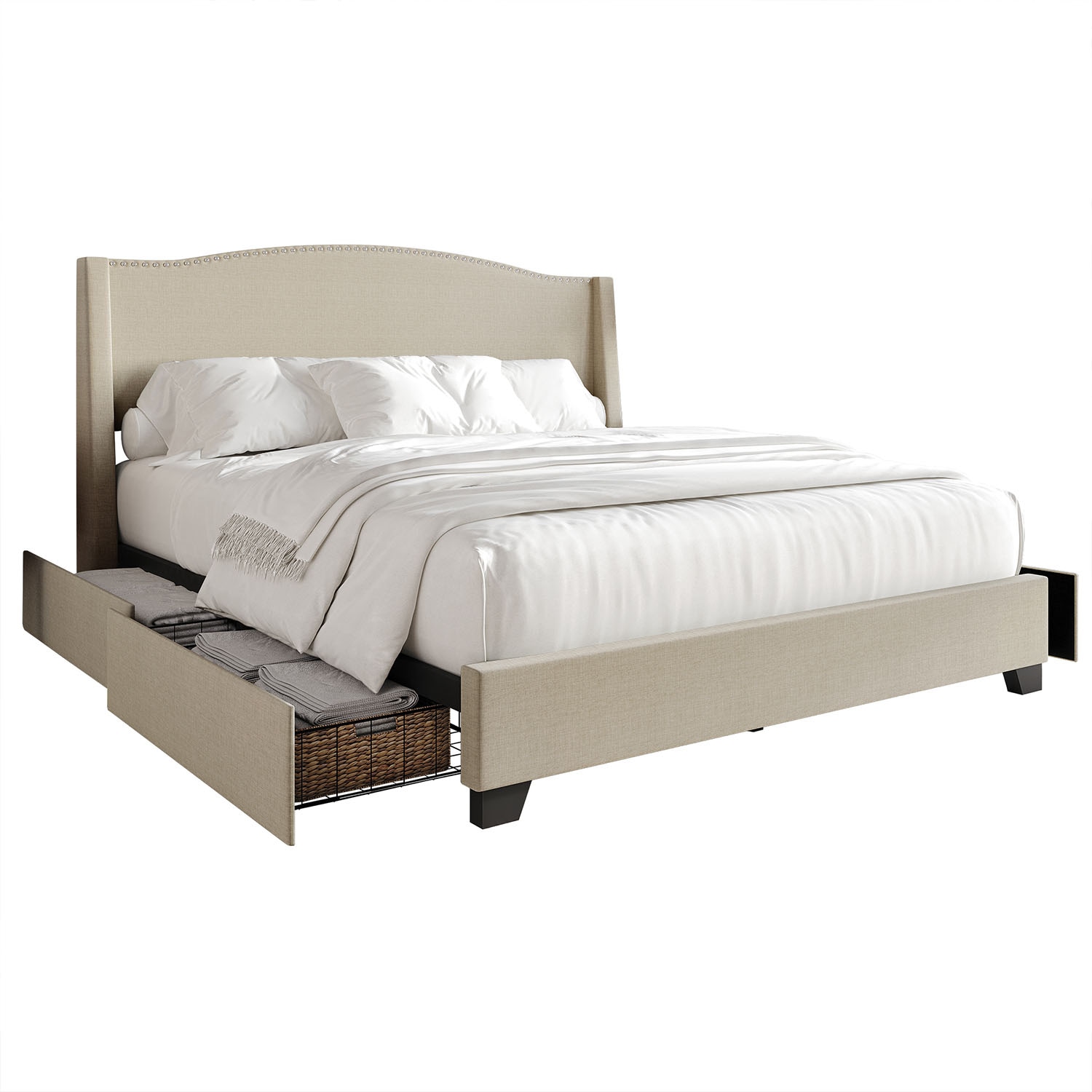 CasePiece C8530QPLS-BG-LN beds - View #3