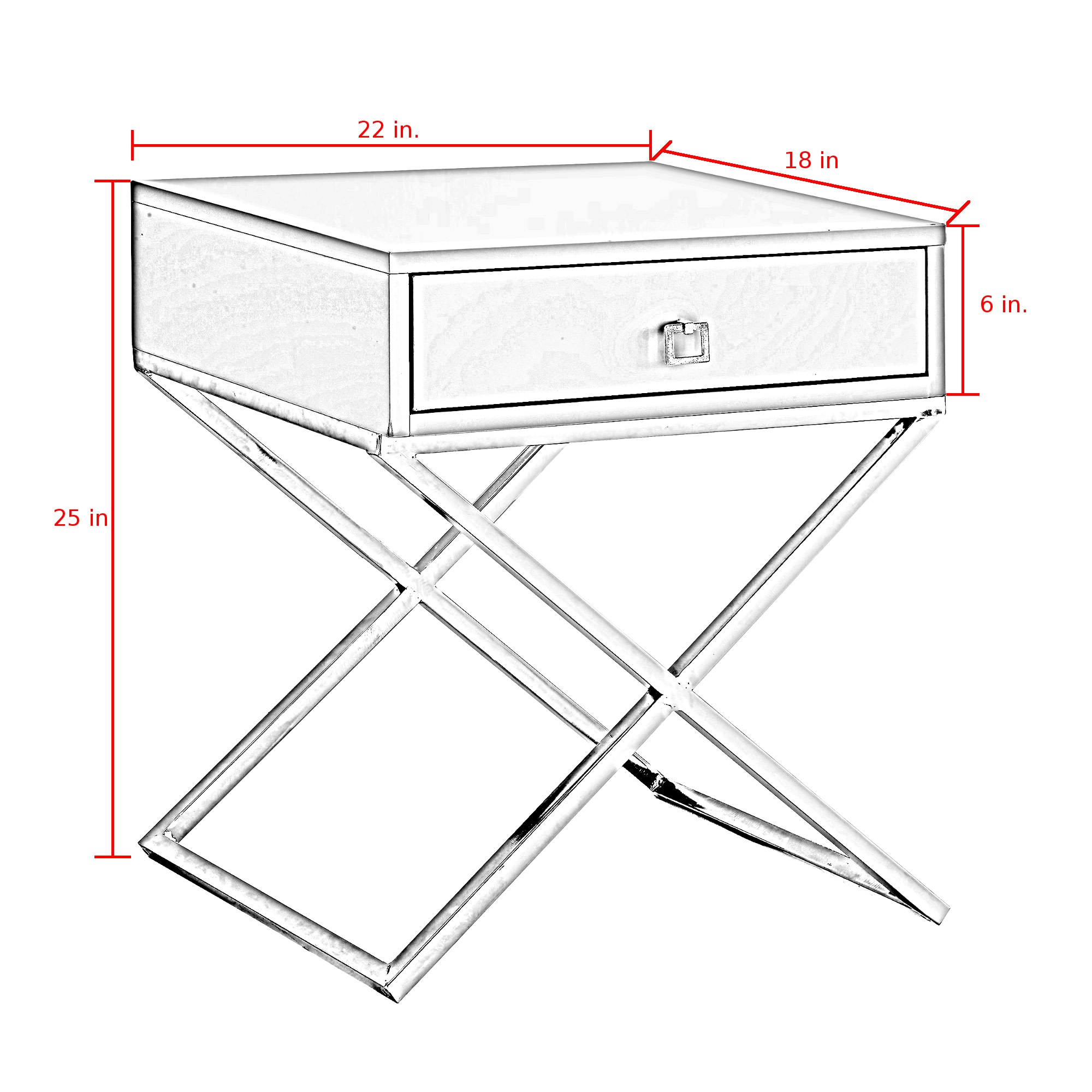 Inspired Home ST23-09LG-LS End-Tables - View #7