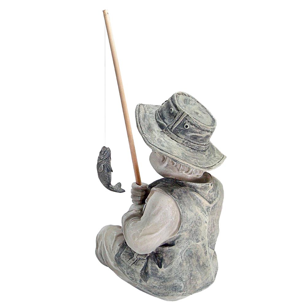 Reviews for Design Toscano 17 in. H Gone Fishing Fisherman Statue