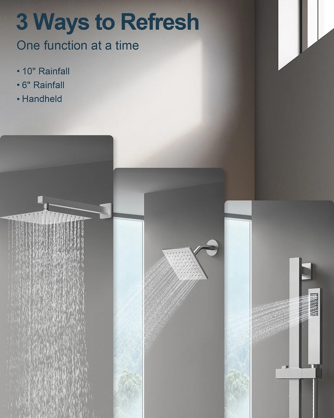 GRANDJOY SFS-1059-NK10 Showerhead-Bar-Panels - View #9