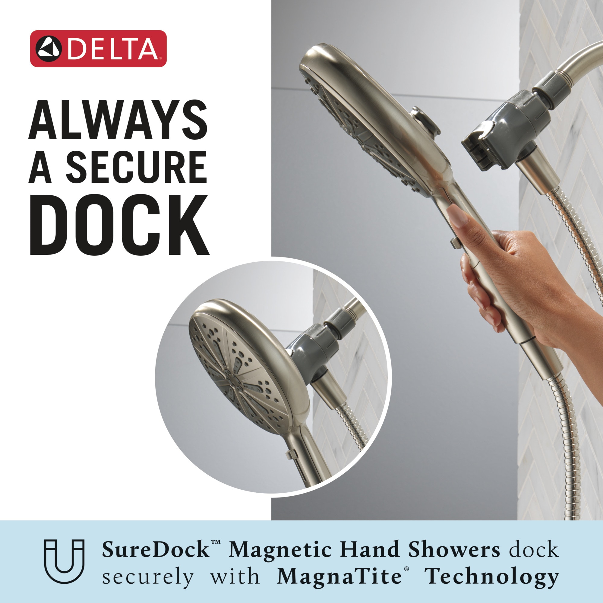 Delta 75613SN Fixed-Showerhead - View #4