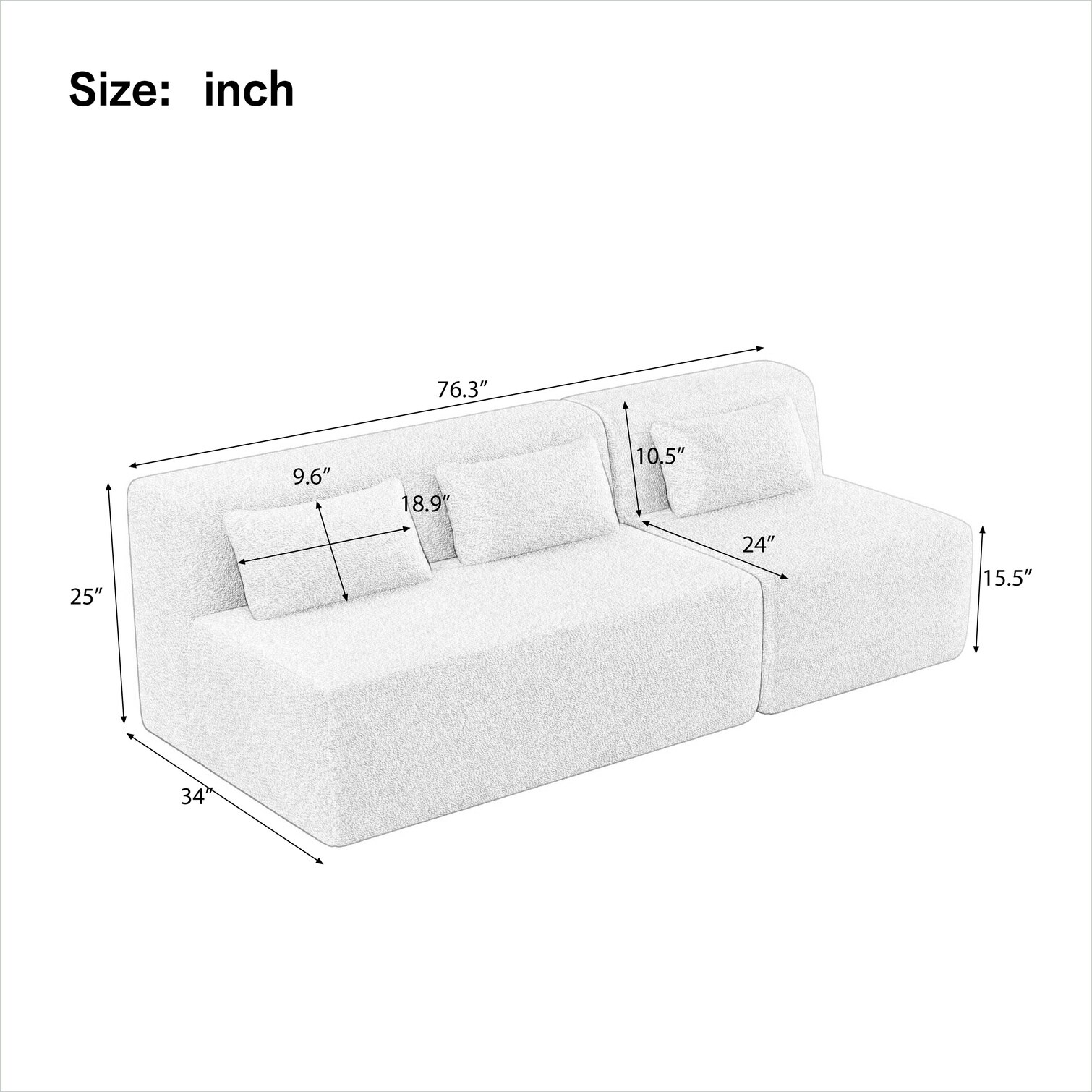 SunJet 95OZ2H0Q6MCB Sofas-Loveseats - View #6