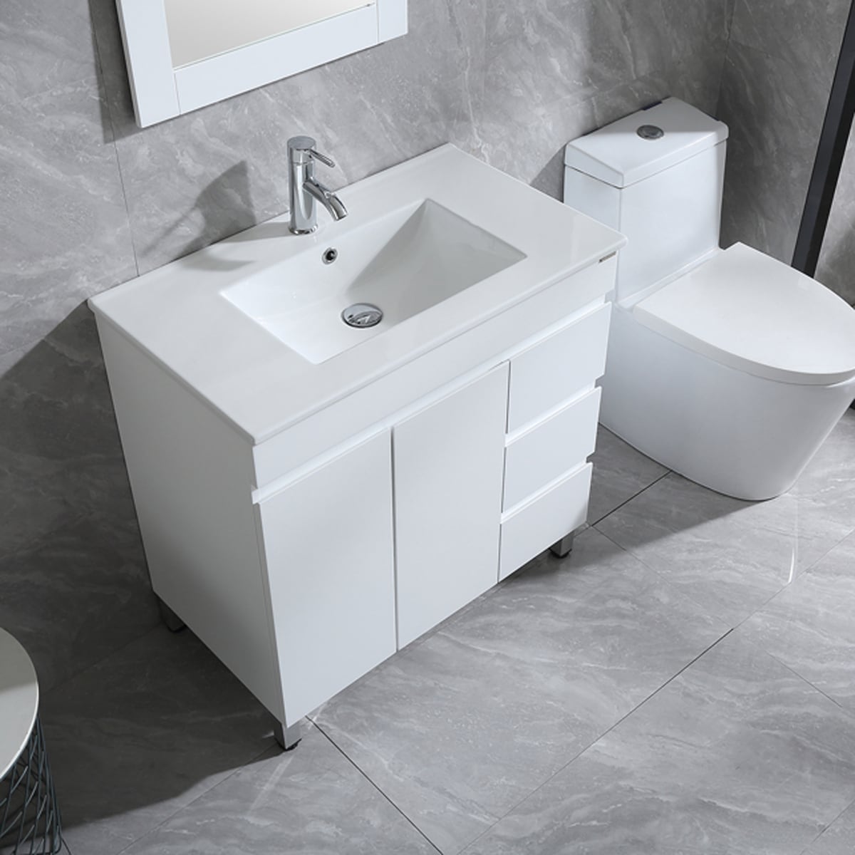 WONLINE USBR4569+USBR4575 Bath-Vanity-Combo - View #4