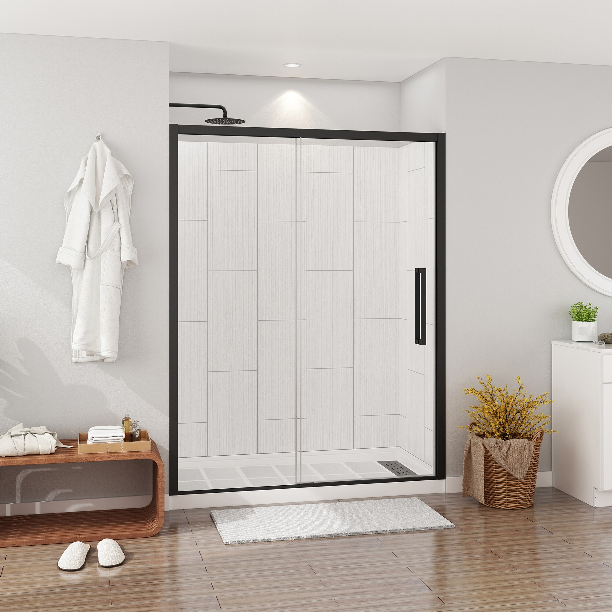 CASAINC CABR1303MB10R25 Alcove-Shower-Kit - View #5