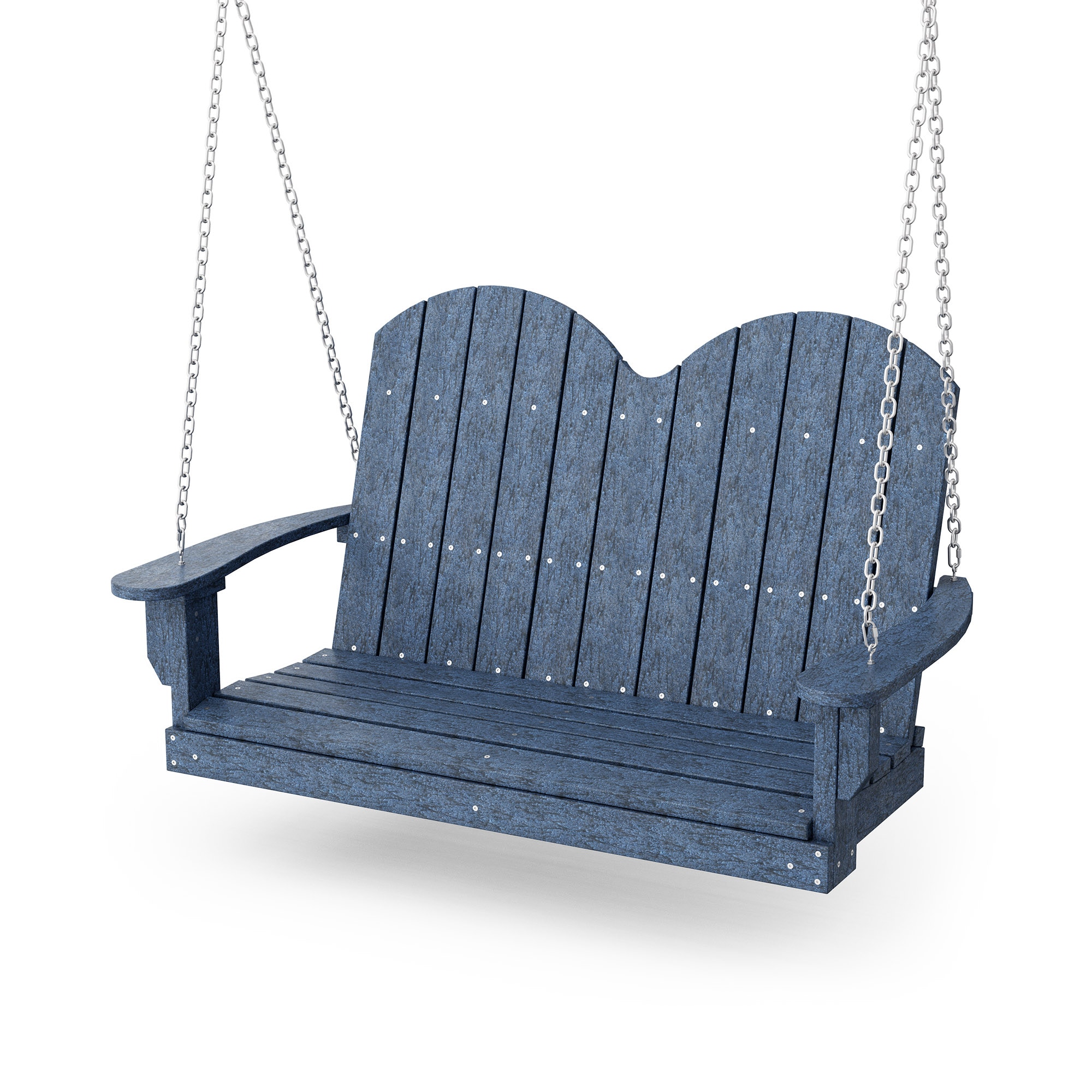 Wildridge LCC-203-PB Classic Savannah 2 -person Patriot Blue Plastic Outdoor Swing