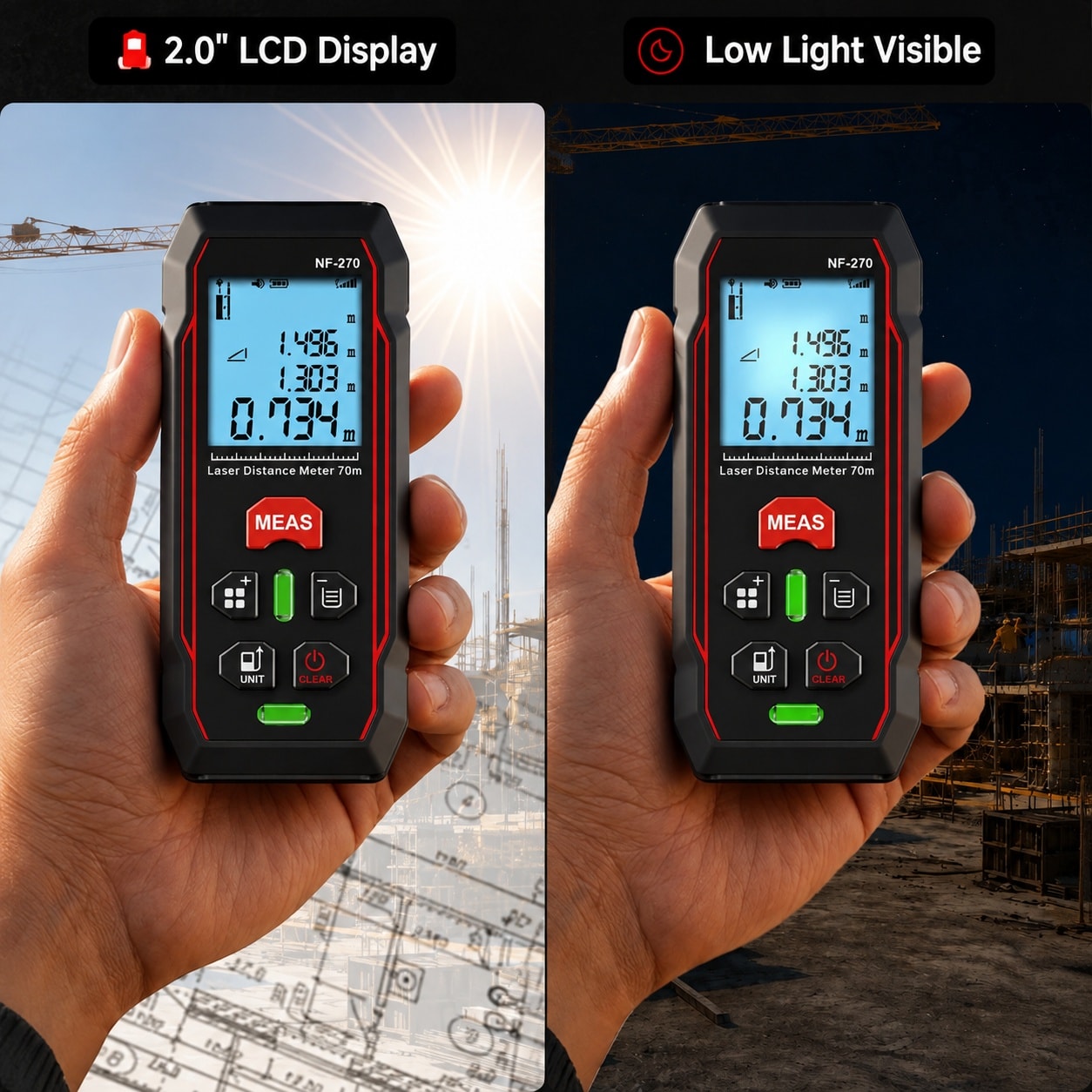Ahfiwaso LAH0819Q096 Laser-Distance-Measurers - View #5