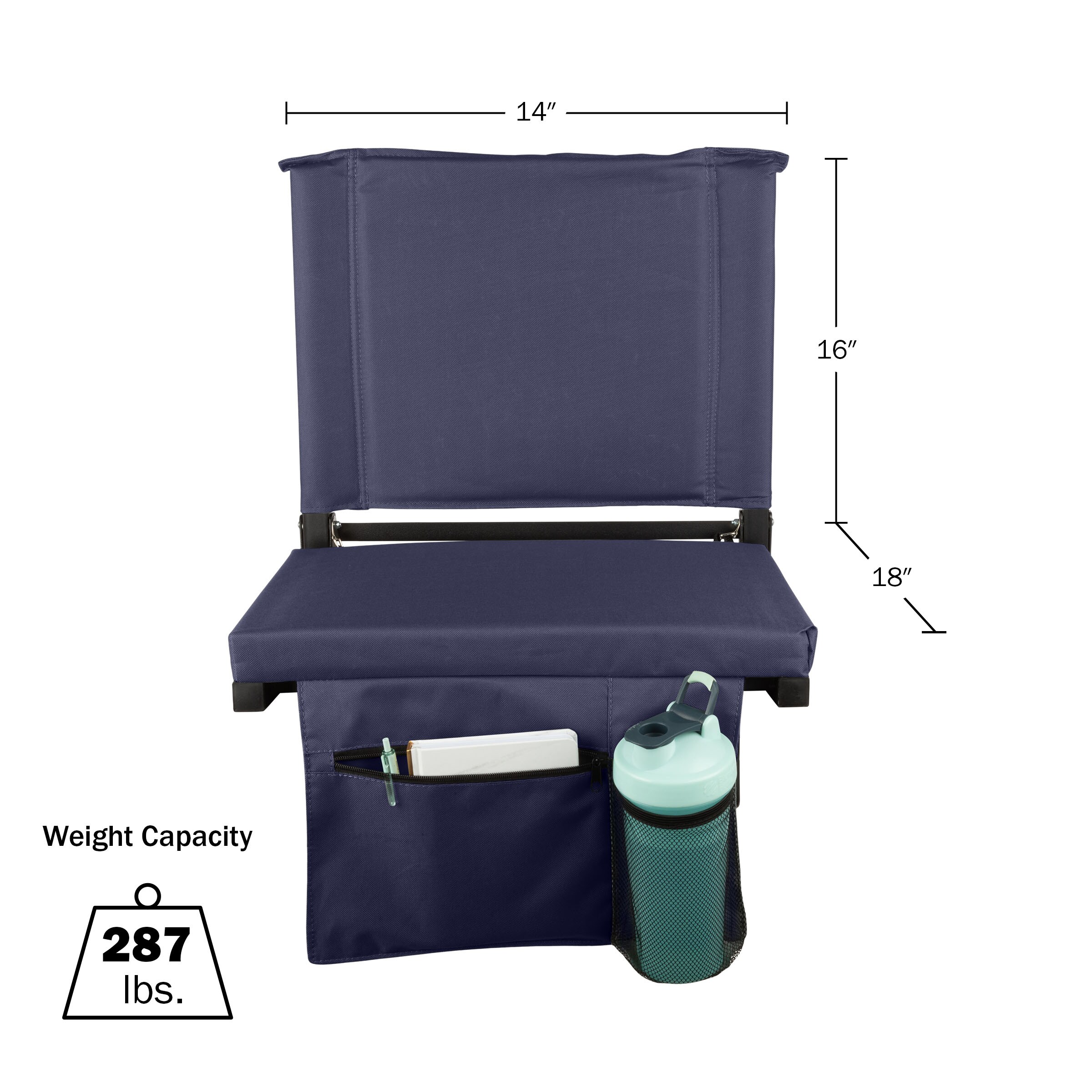 Home-Complete HC-3003-NVY Bleacher-Cushions - View #5