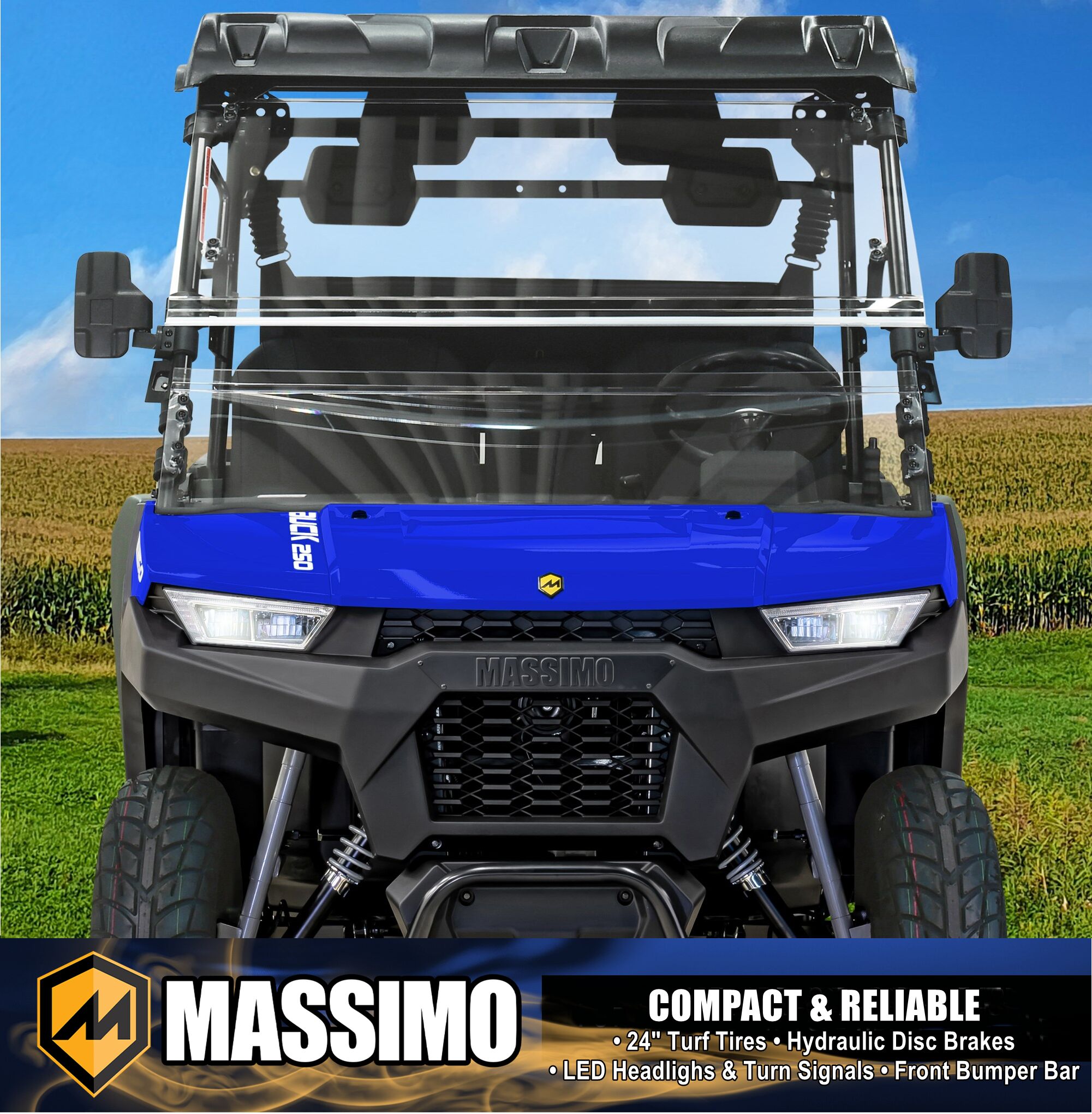 Massimo MM-BK250X-BL Motorized-Vehicles - View #2