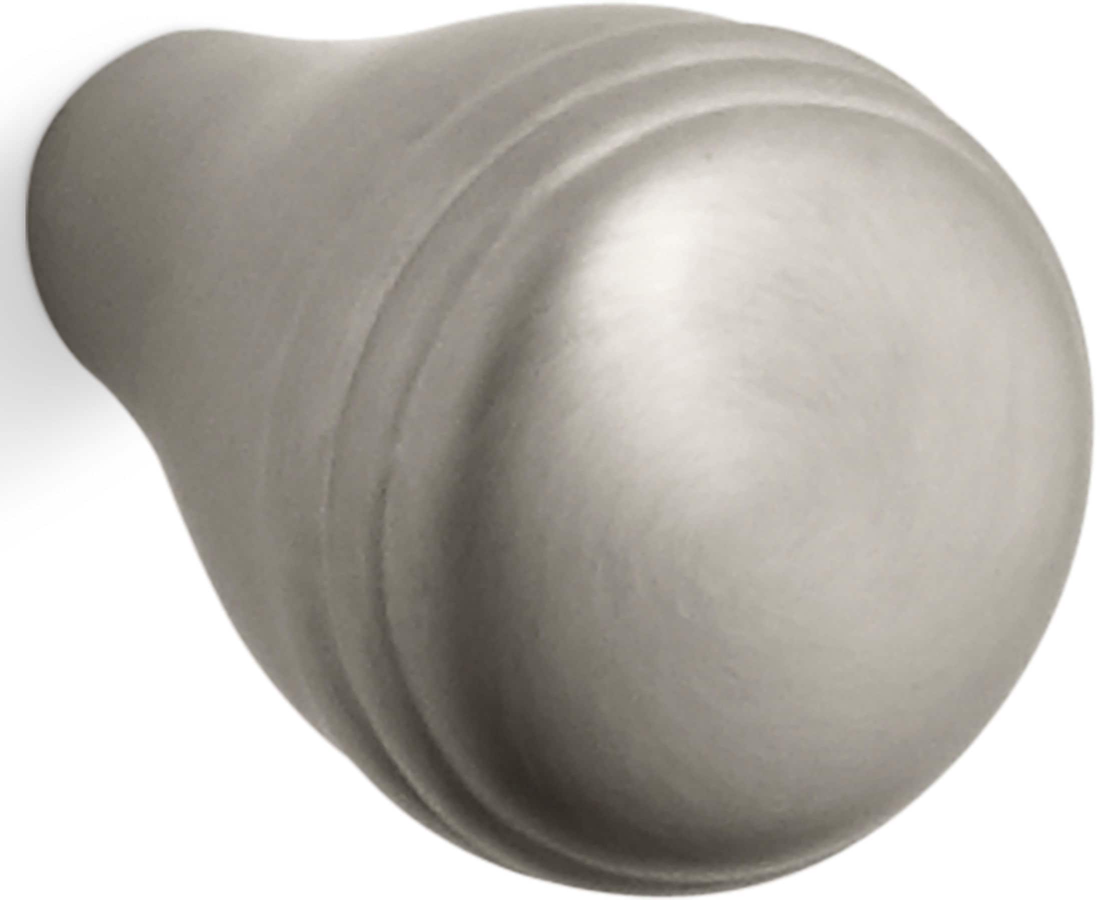 KOHLER 10575-BN Devonshire 15/16-in Vibrant Brushed Nickel Round Traditional Cabinet Knob
