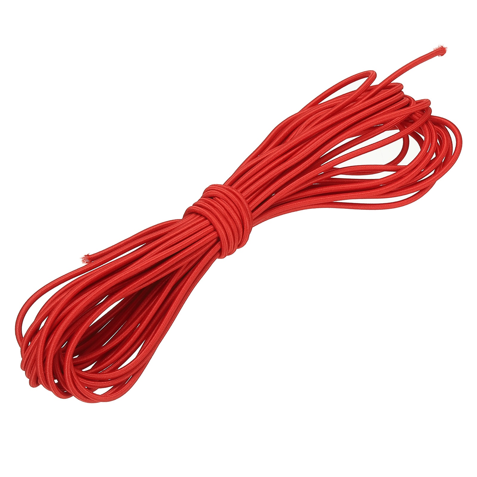 Unique Bargains Shock Cord Elastic Cord Marine Grade Bungee Rope Stretch String - Fitting for (DIY Projects - Sewing - Tie Downs - Tent Pole - Kayak Strap) 1/8inch x 33 ft and Bright Red