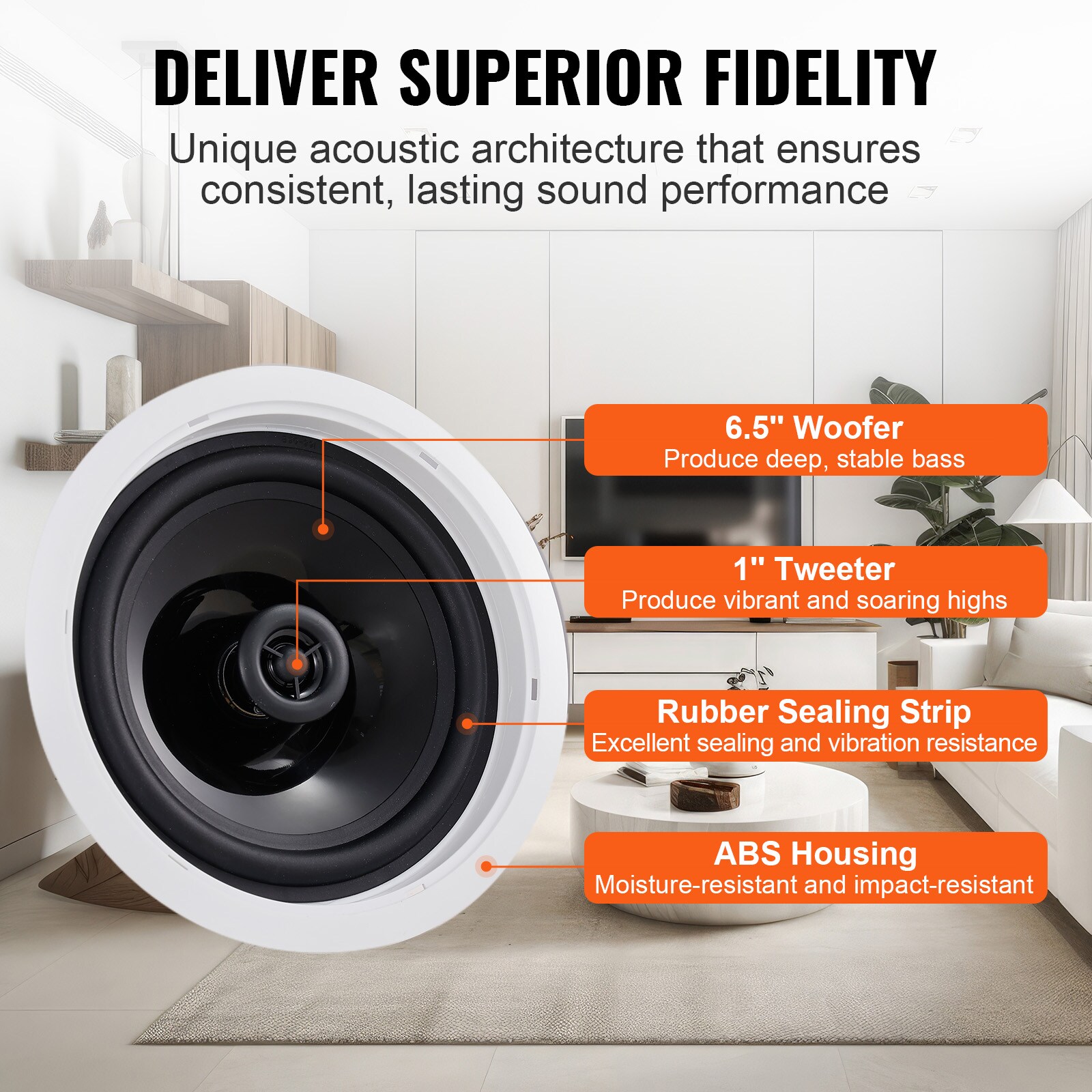 VEVOR DPXDYSQ65YCSYB22LV1 Home-Theater-Speaker-Systems - View #5