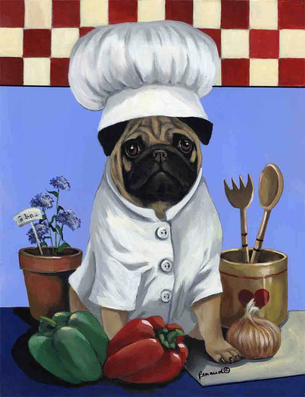 Precious Pet Paintings Pug 2.33-ft W x 3.33-ft H Flag at Lowes.com