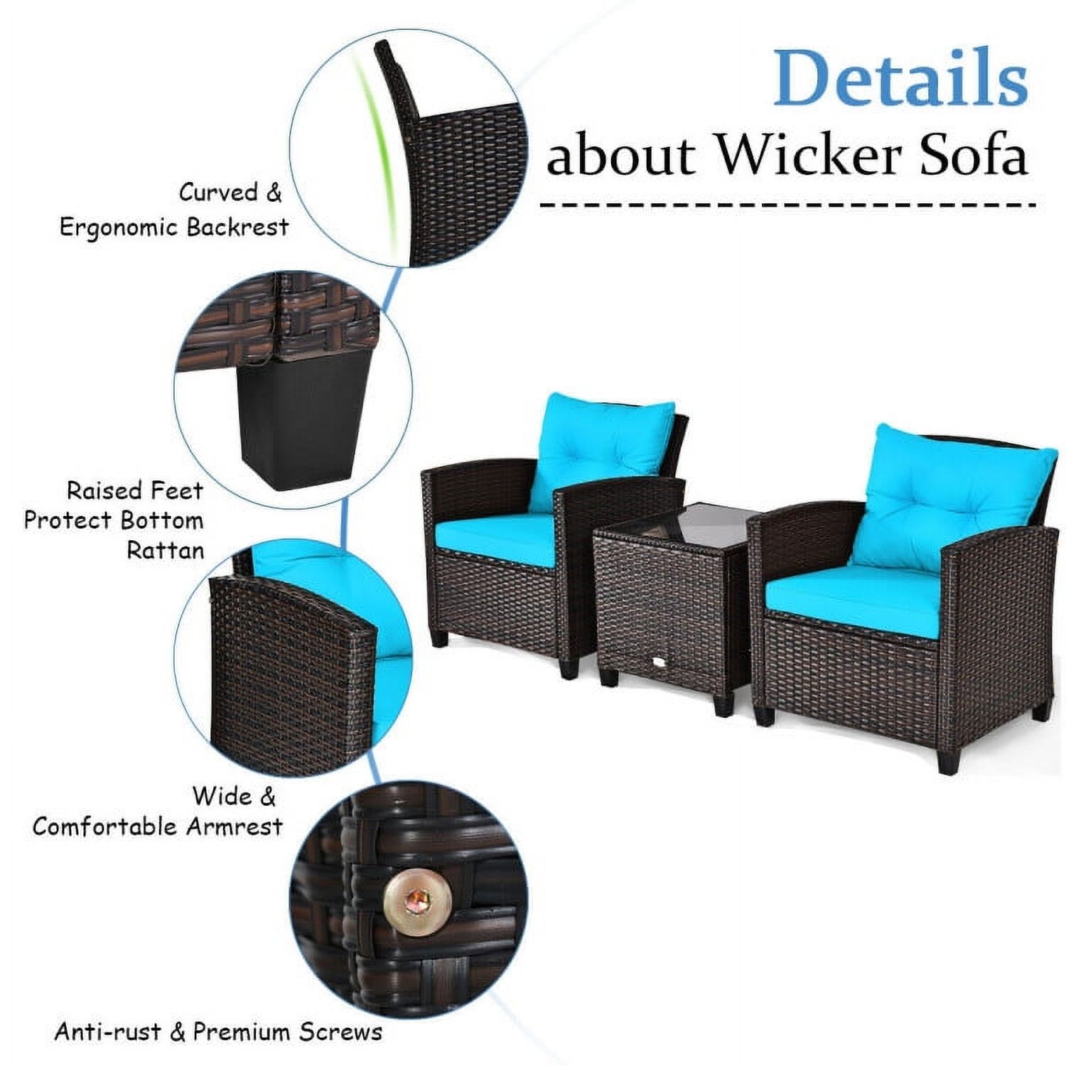 VERYKE 5354821723194 Patio-Conversation-Sets - View #7