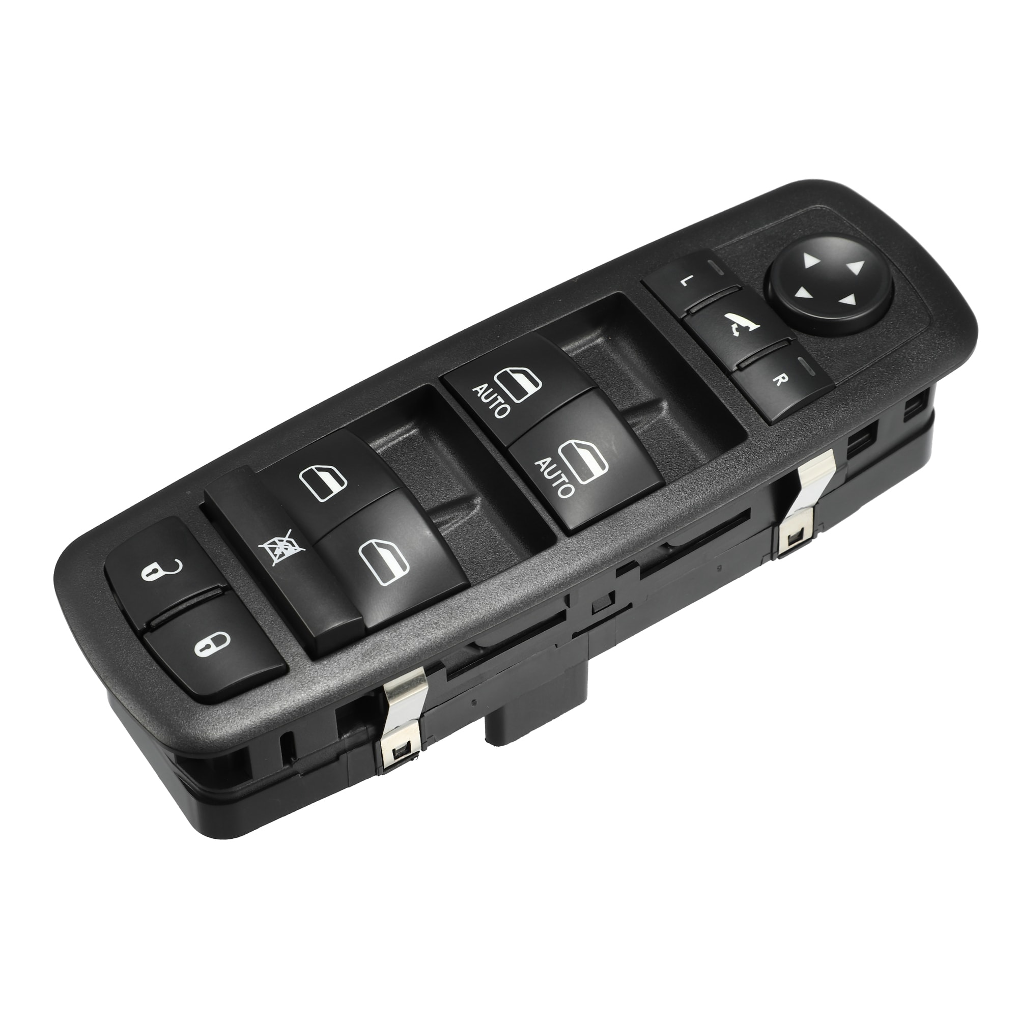 Unique Bargains Front Left Driver Side Master Power Window Switch Fit for Ram 1500 2500 3500 No.68212784AB/68212784AA - 1pc Black
