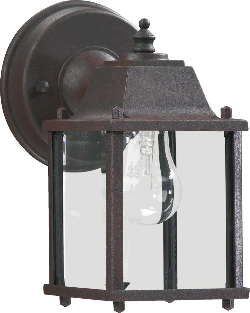 Quorum International 780-5 1 -Light 8.5-in H Multiple finishes Brown Hardwired Outdoor Wall Light