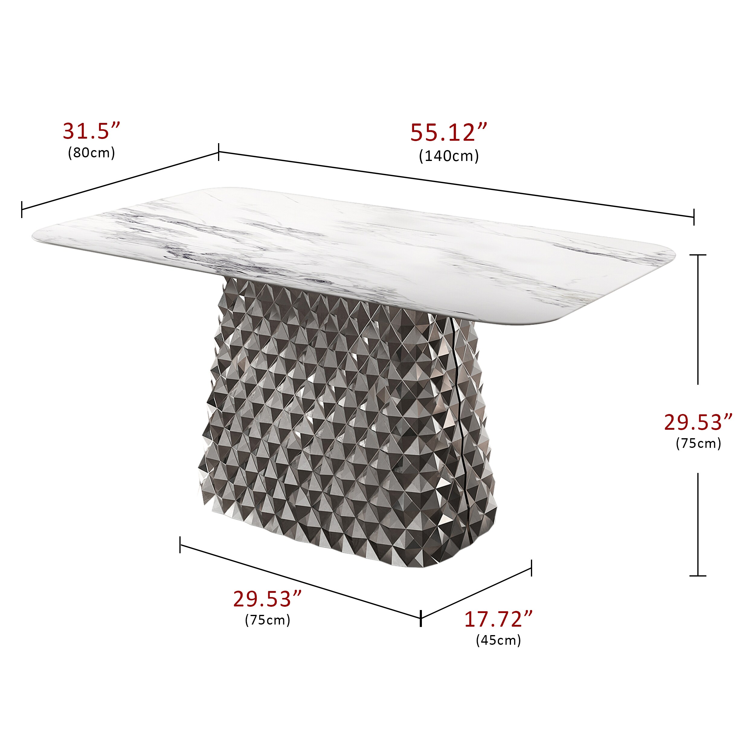  ZP3-B28-140BDFL Dining-Tables - View #8