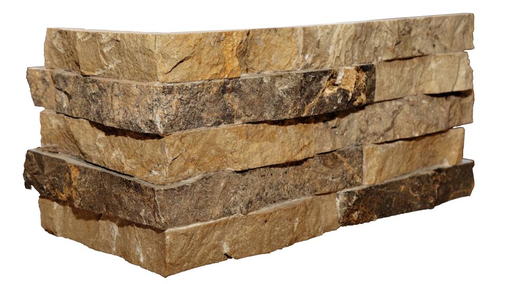 Natural Stone Veneer L41-6C-BI-SB Set of 50 LNFT-Biscotti-Sand Beige-6inCorner 50 Linear feet Sand Beige Stone veneer