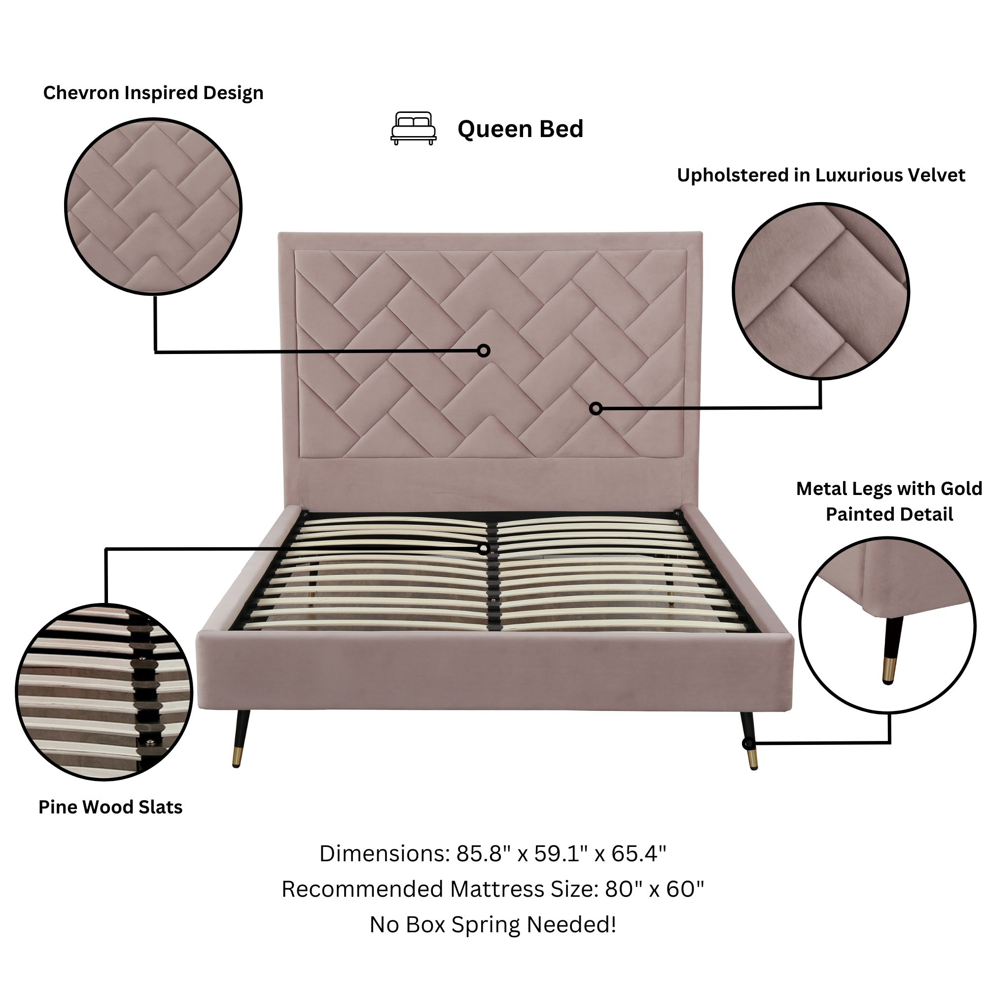 Manhattan Comfort BD009-QN-BH Bedroom-Sets - View #4