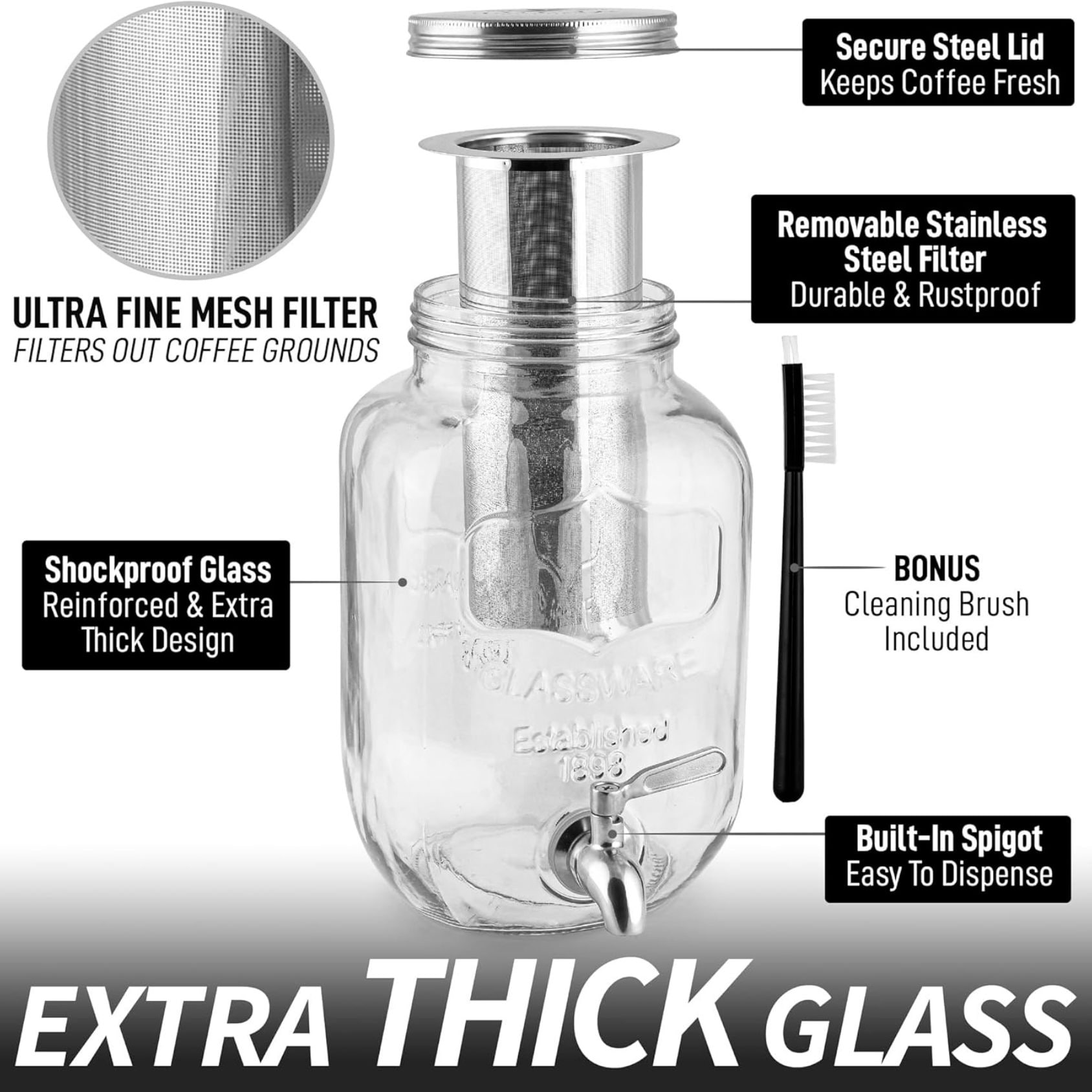 Zulay Kitchen 093674185845 Coffee-Maker-Access-Supplies - View #4