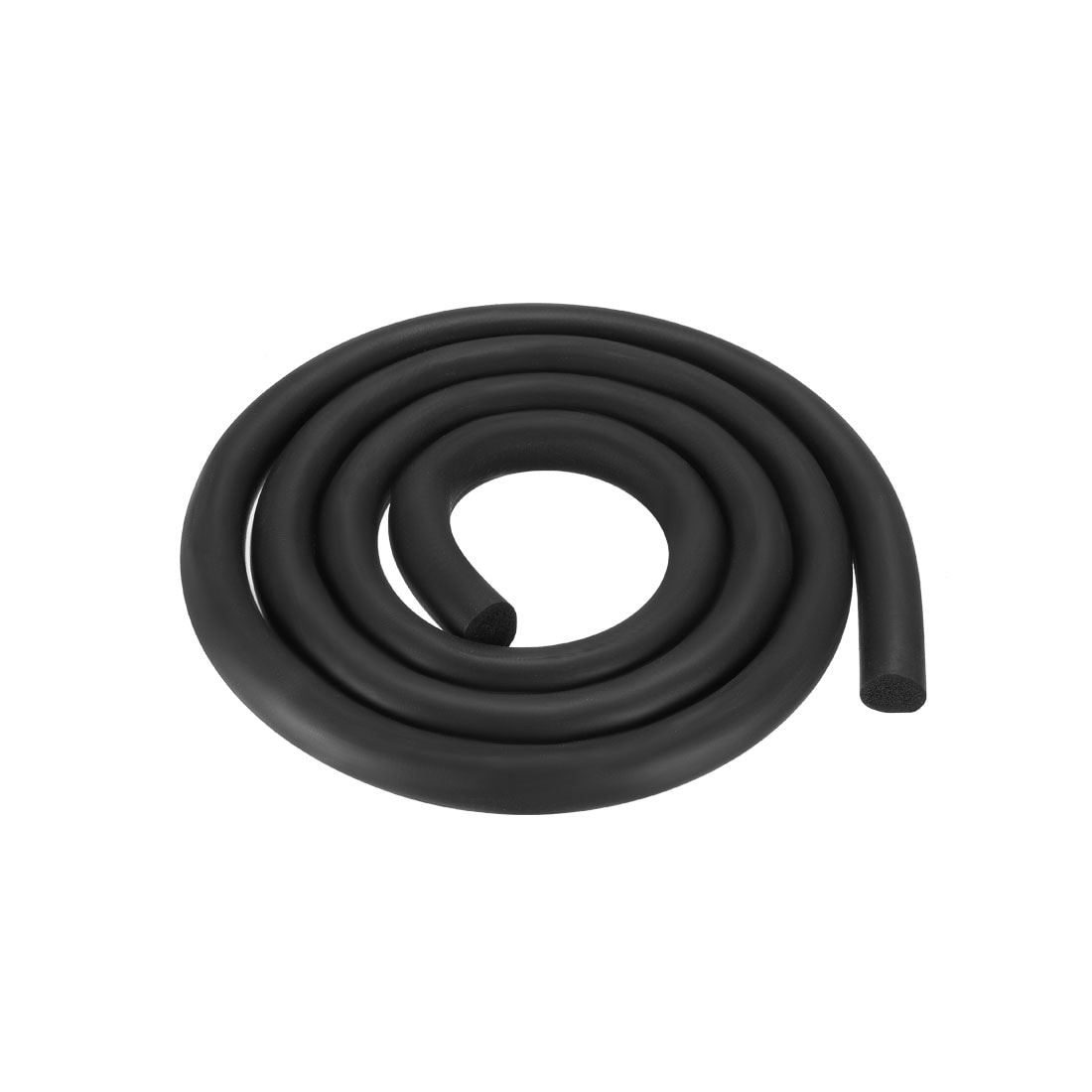Unique Bargains S25072800UX9665 Foam Rubber Seal Weather Strip 10mm Diameter 1 Meter Long Black