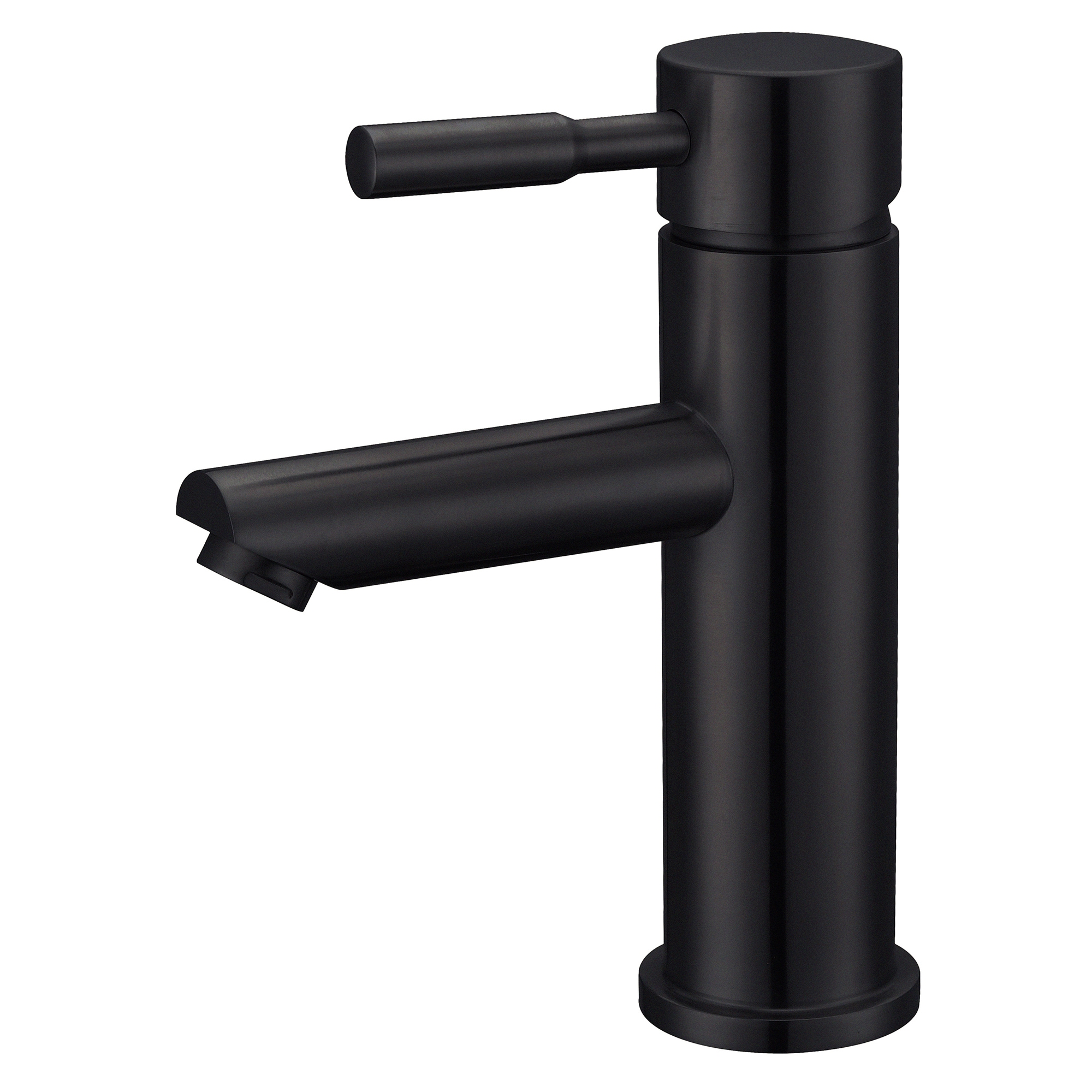 CASAINC AM-BF001-MB Matte Black Single hole 1-handle Low-arc Commercial/Residential Handle Bathroom Sink Faucet