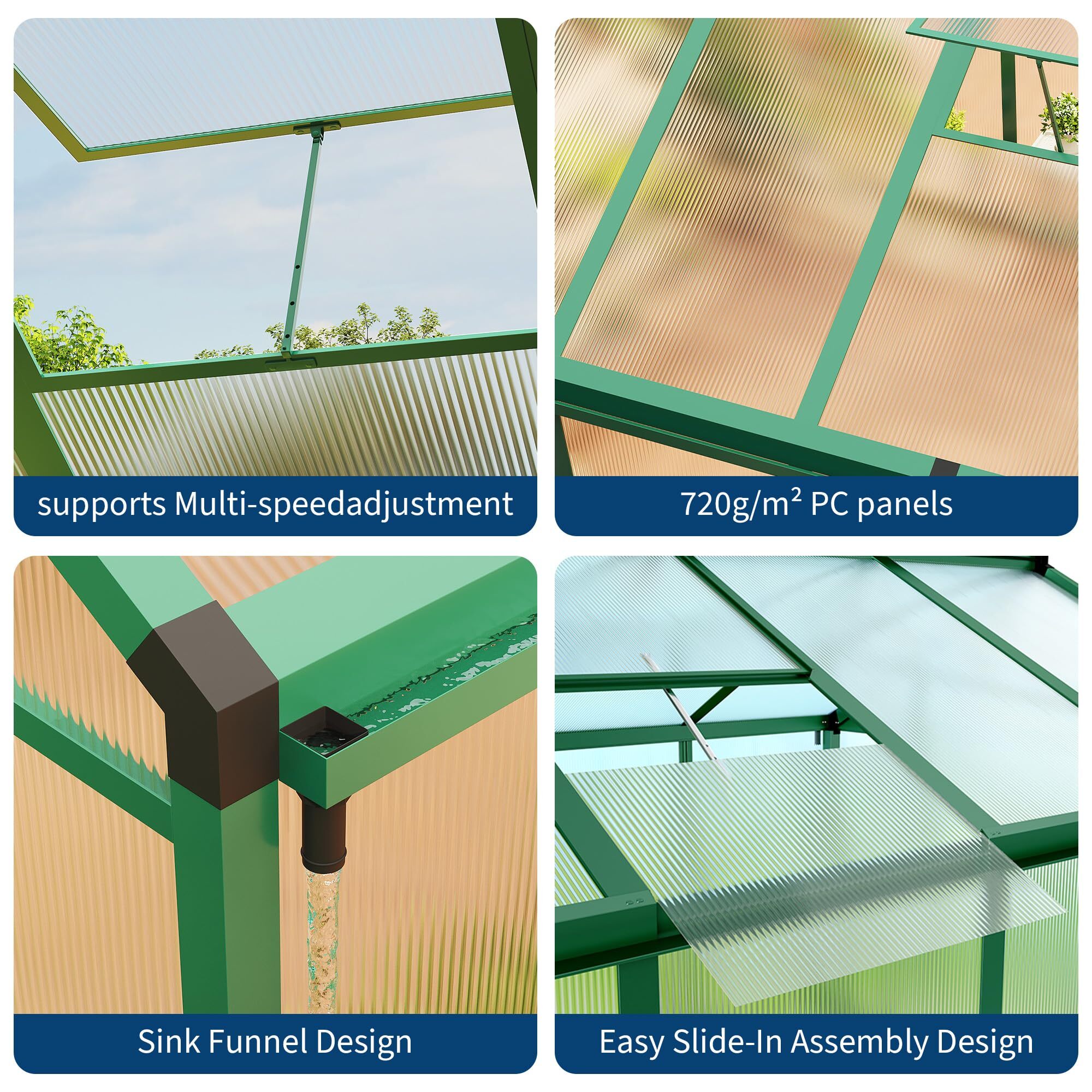 GarveeLife LMY-GREEN6611 greenhouses - View #5