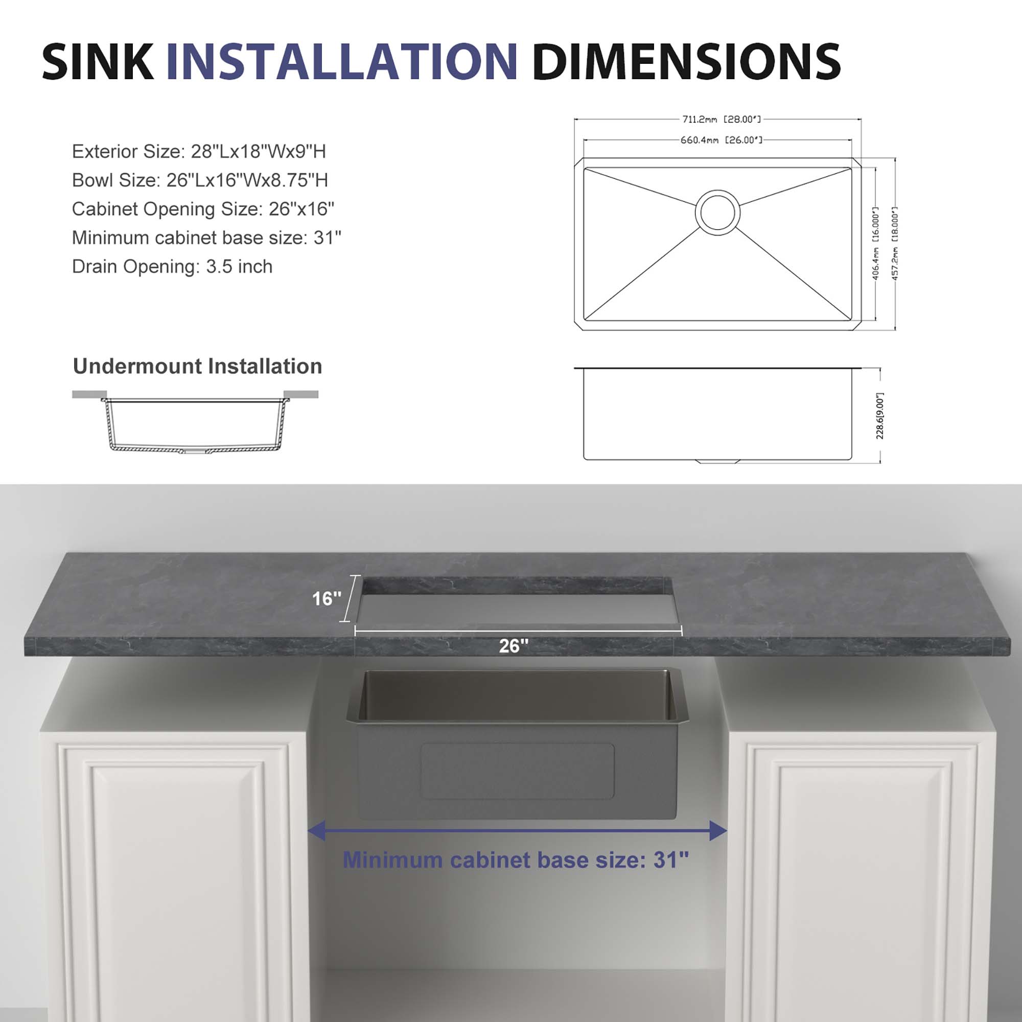 Fun Orange FUN26W5878-04 Kitchen-Sinks - View #5