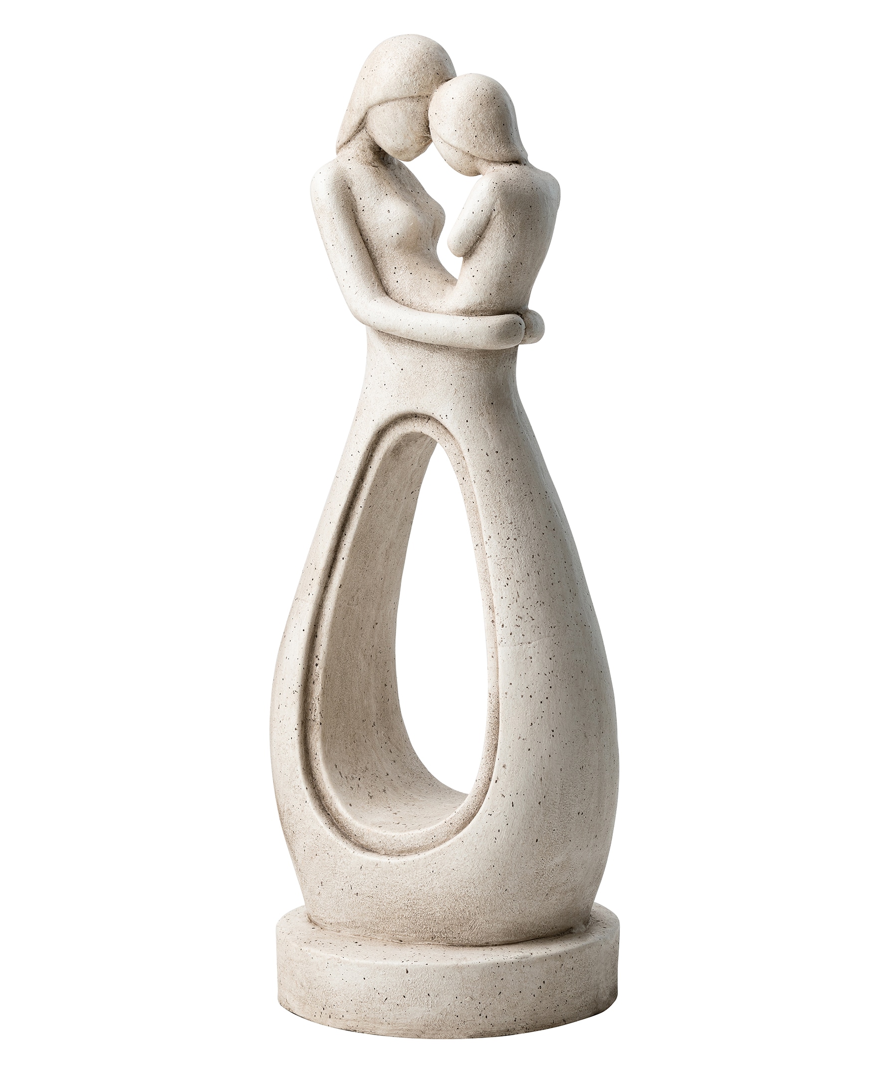 Glitzhome 2025400087 25.25-in H x 8.75-in W White Garden Statue