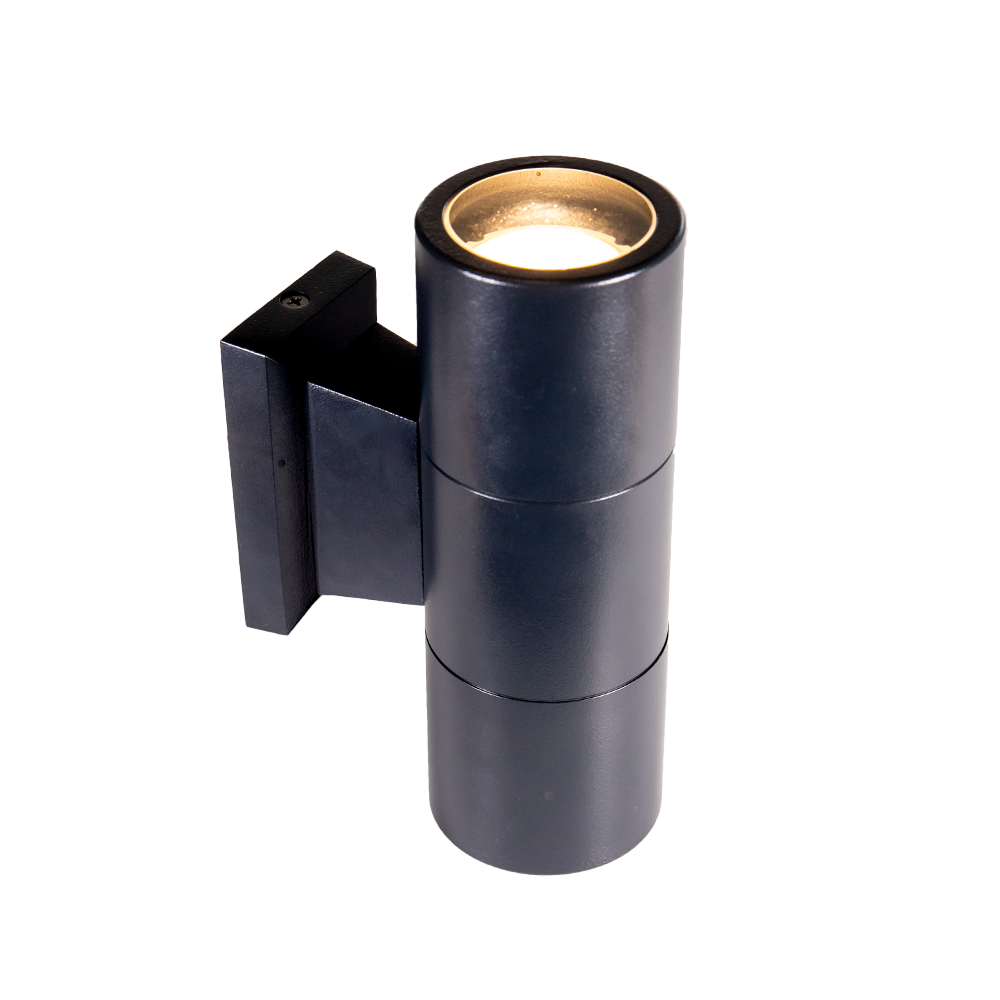 VOLT LOW-VHS-650-BBK Outdoor Sconce 4.31-in W 2 -Light Matte Black Wall Sconce