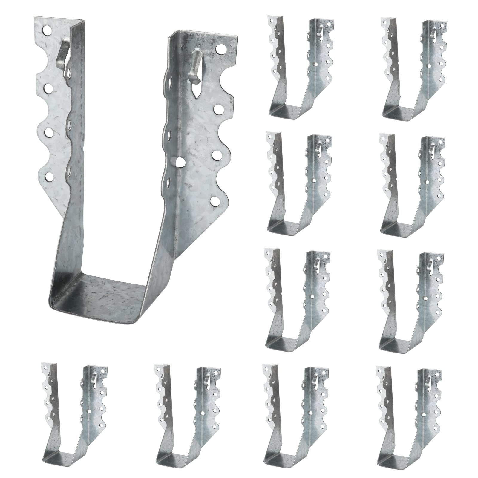 SenQWFa 10 Pack 2 by 6 Joist Hanger 20 Gauge Galvanized Steel Face Mount Joist Hangers for Wood Framing durable home and garden accessory #LDC0818C174