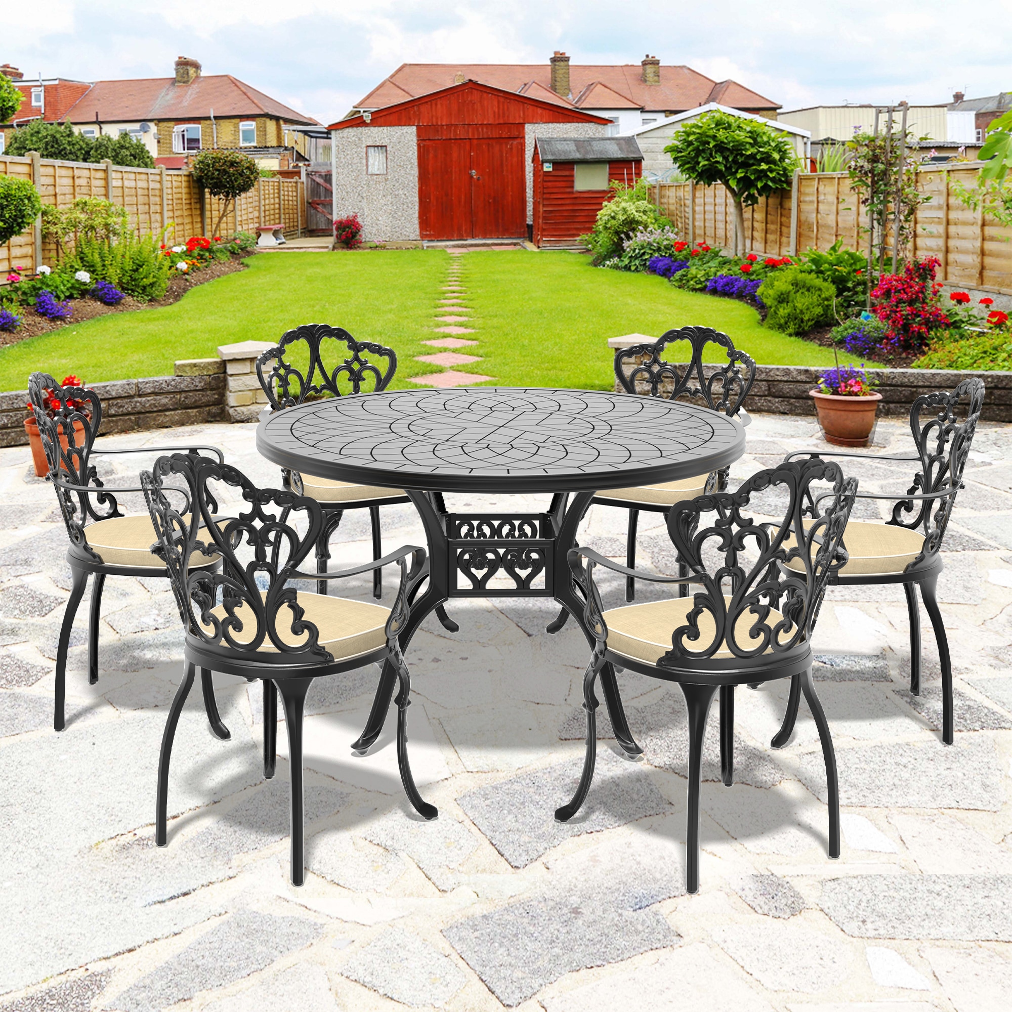 nicesure SLBK6047CZ6A1164RC Patio-Dining-Sets - View #3