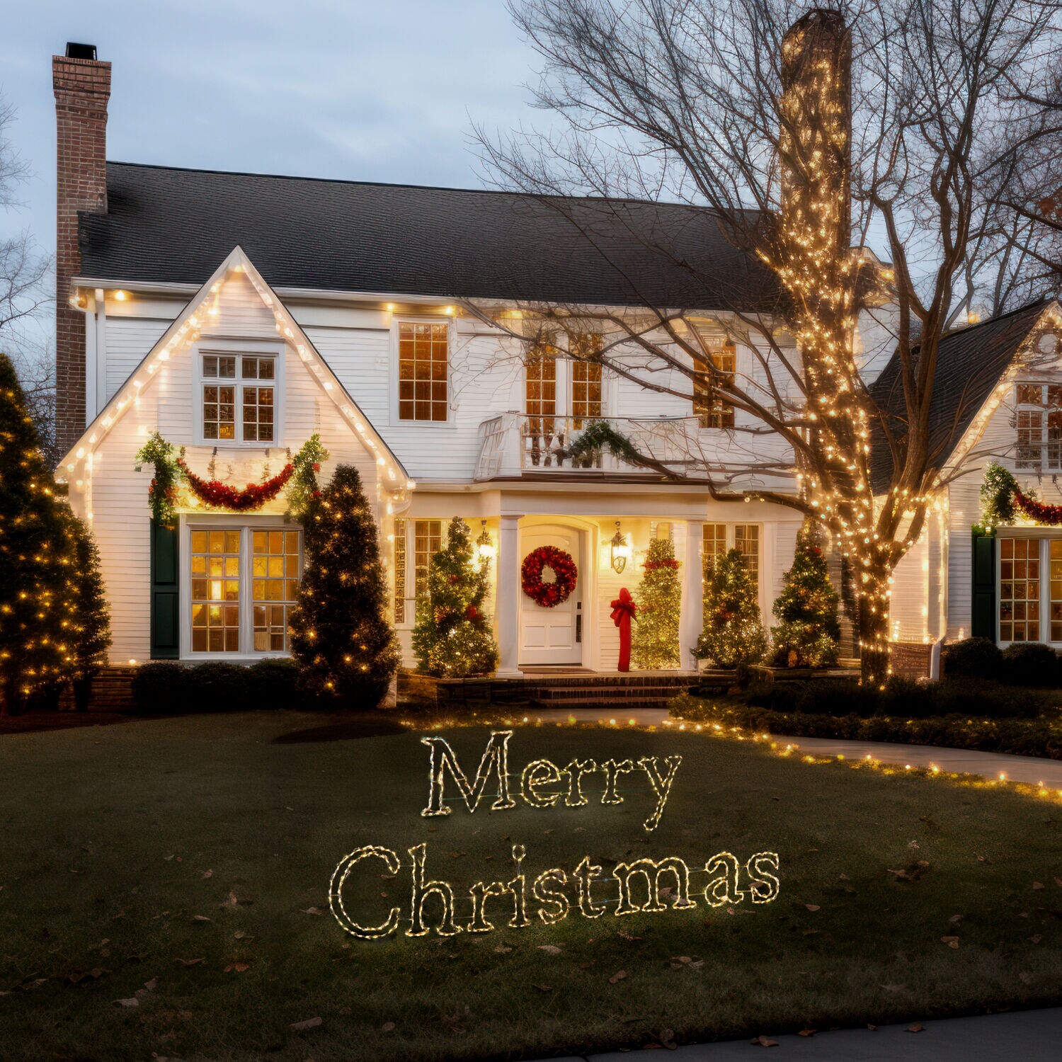 Fraser Hill Farm FFCHLED240-MC0-WT Outdoor-Christmas-Decor - View #12