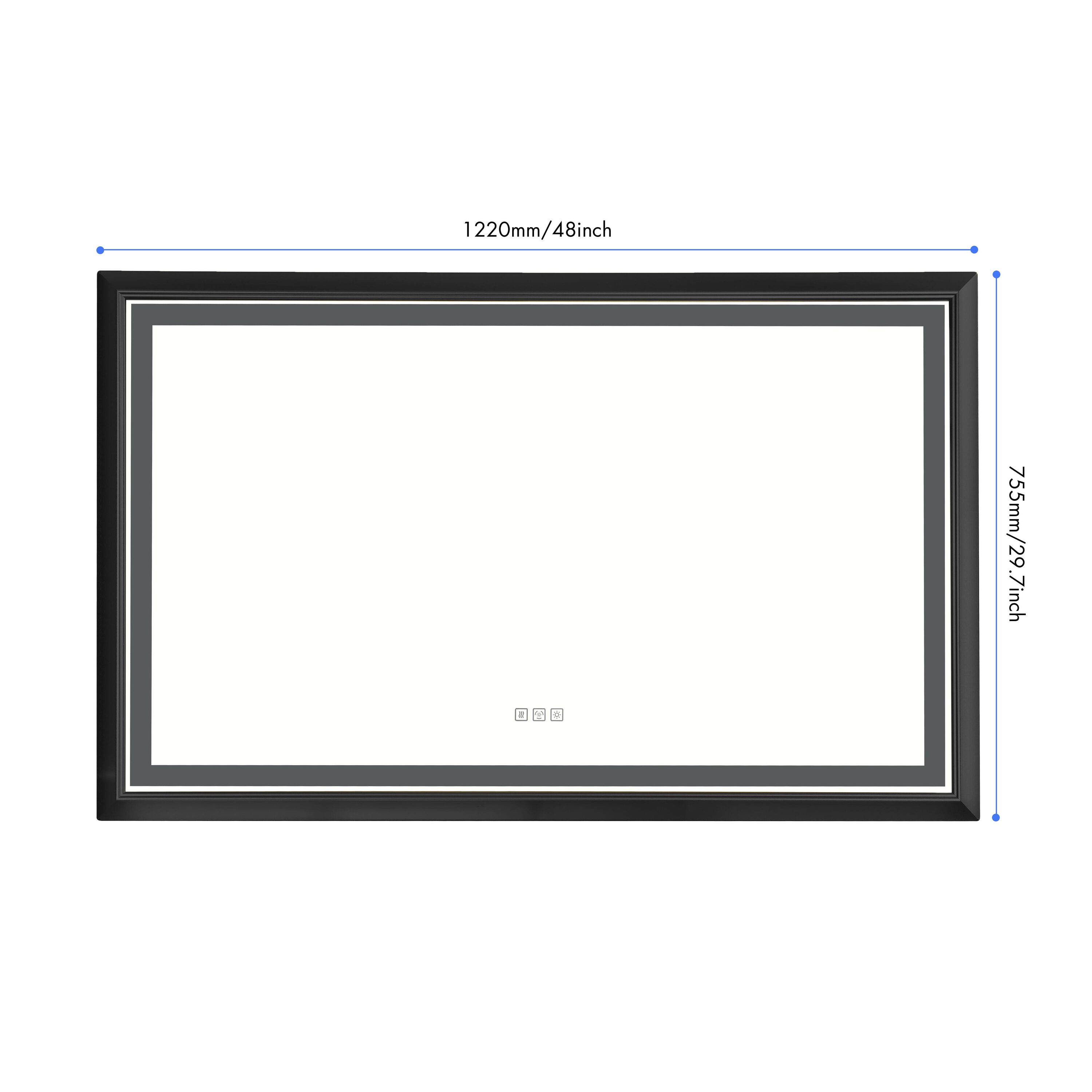 Bayfeve BF-78406-MIR Framed-Bath-Mirrors - View #3