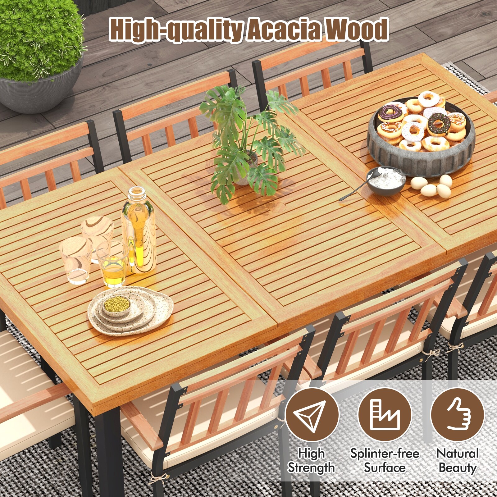 YERIVA DS562578YD Patio-Dining-Sets - View #3